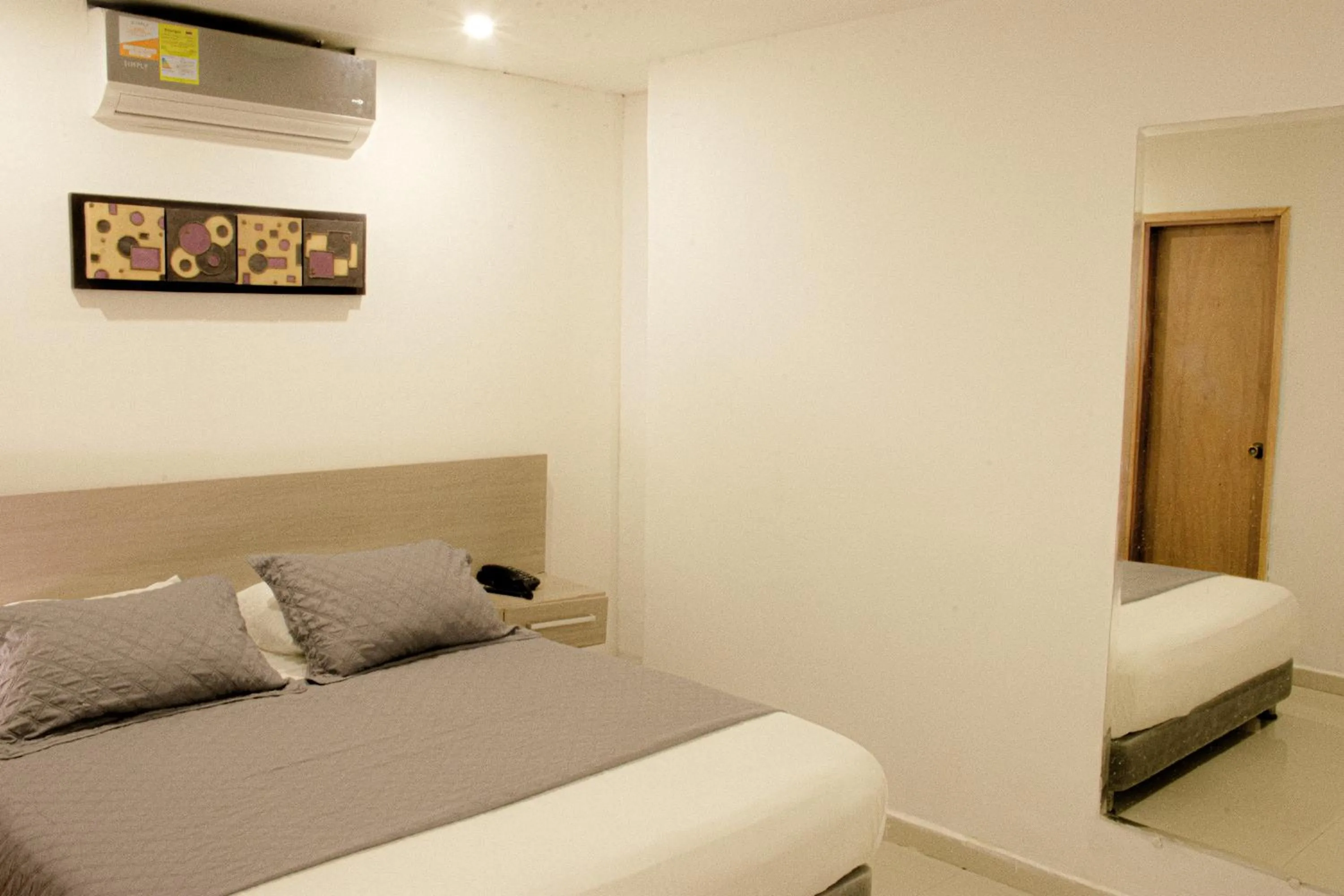 Bed in Hotel Yivinaca