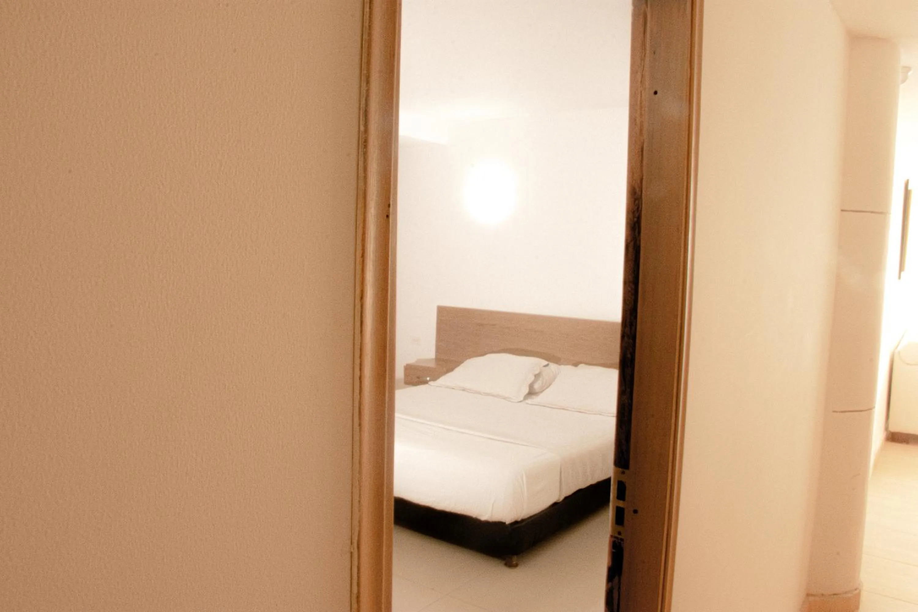 Bed in Hotel Yivinaca