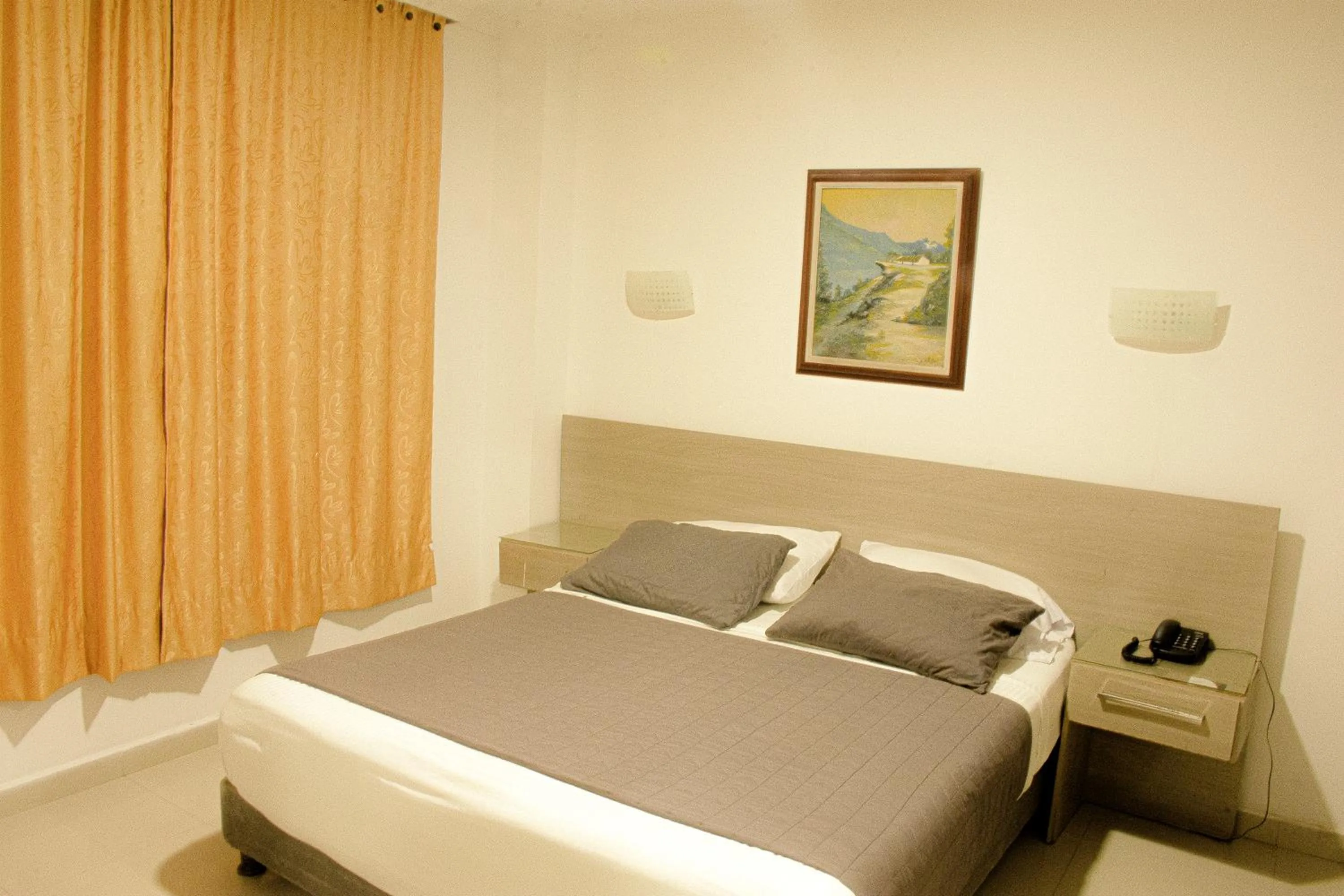 Bed in Hotel Yivinaca