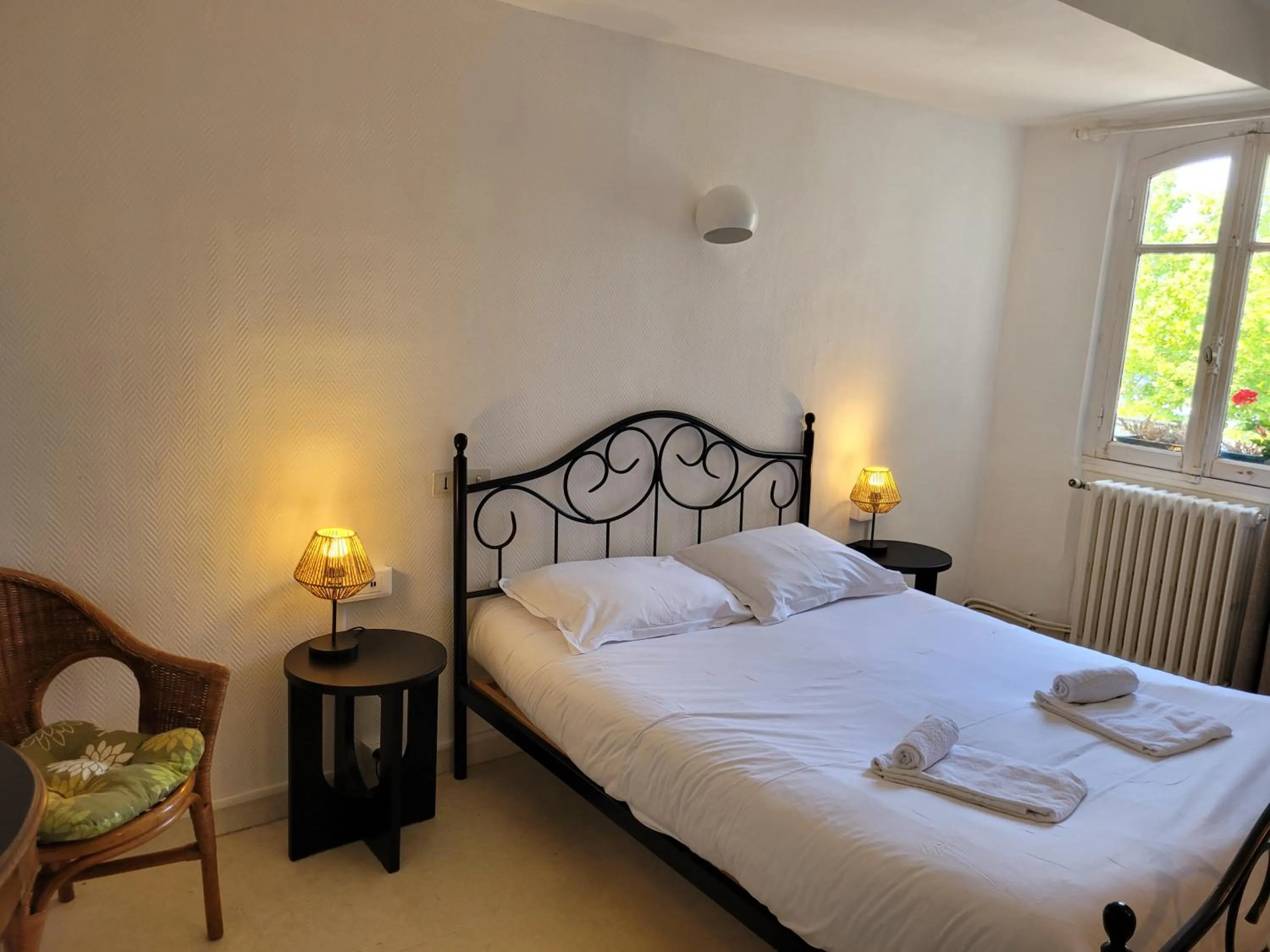 Bed in Hotel Duchesse Anne