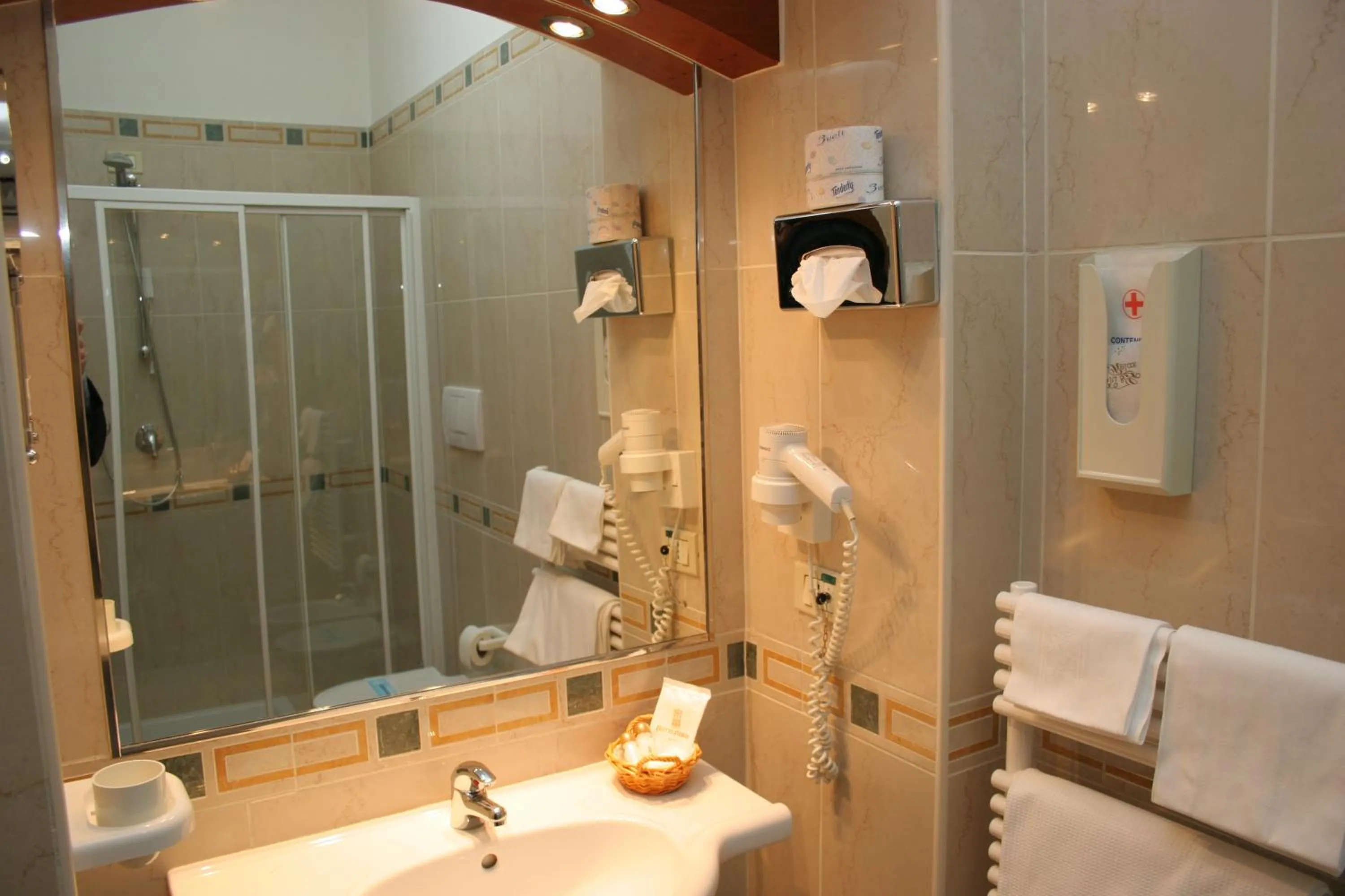 Shower in Hotel Adria
