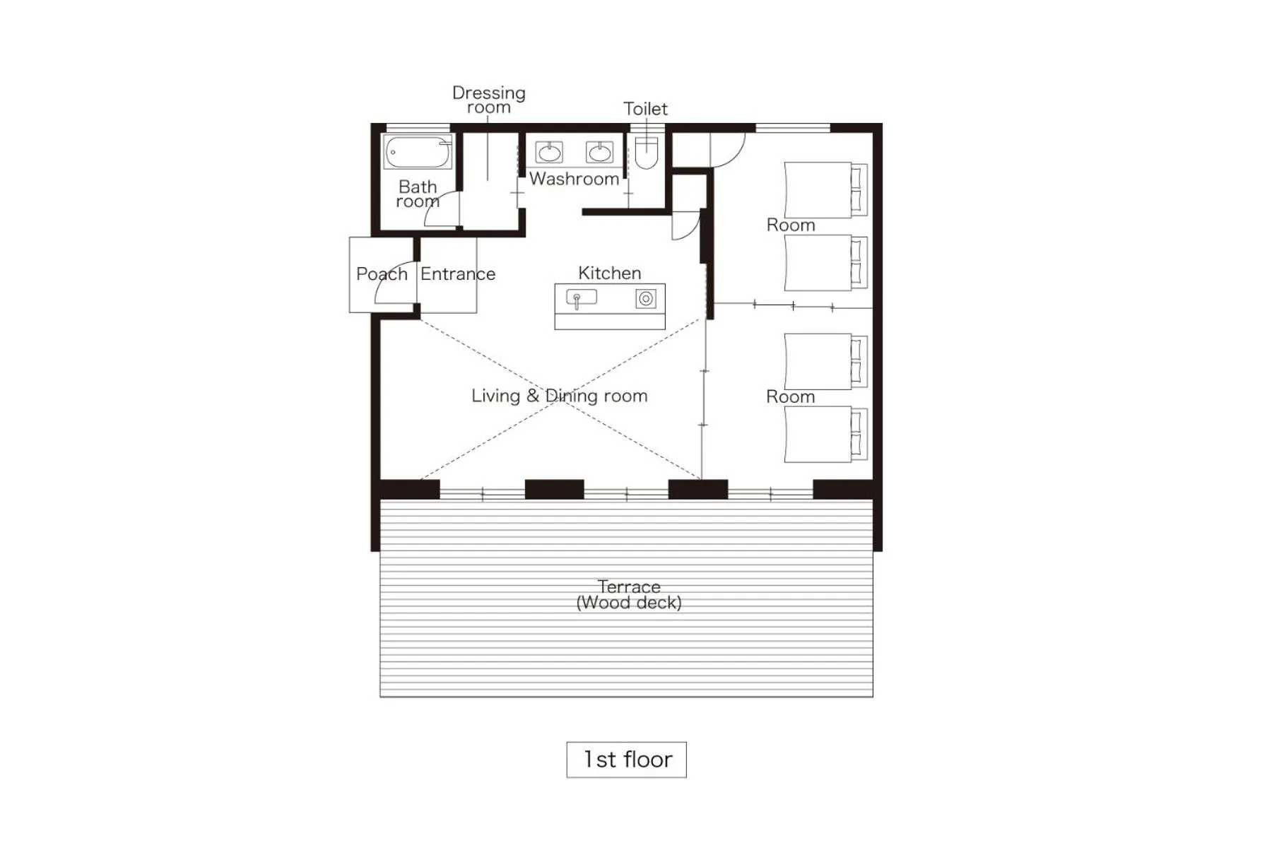 Floor Plan in Nasu Highland Park Official Hotel Towa Pure Cottages