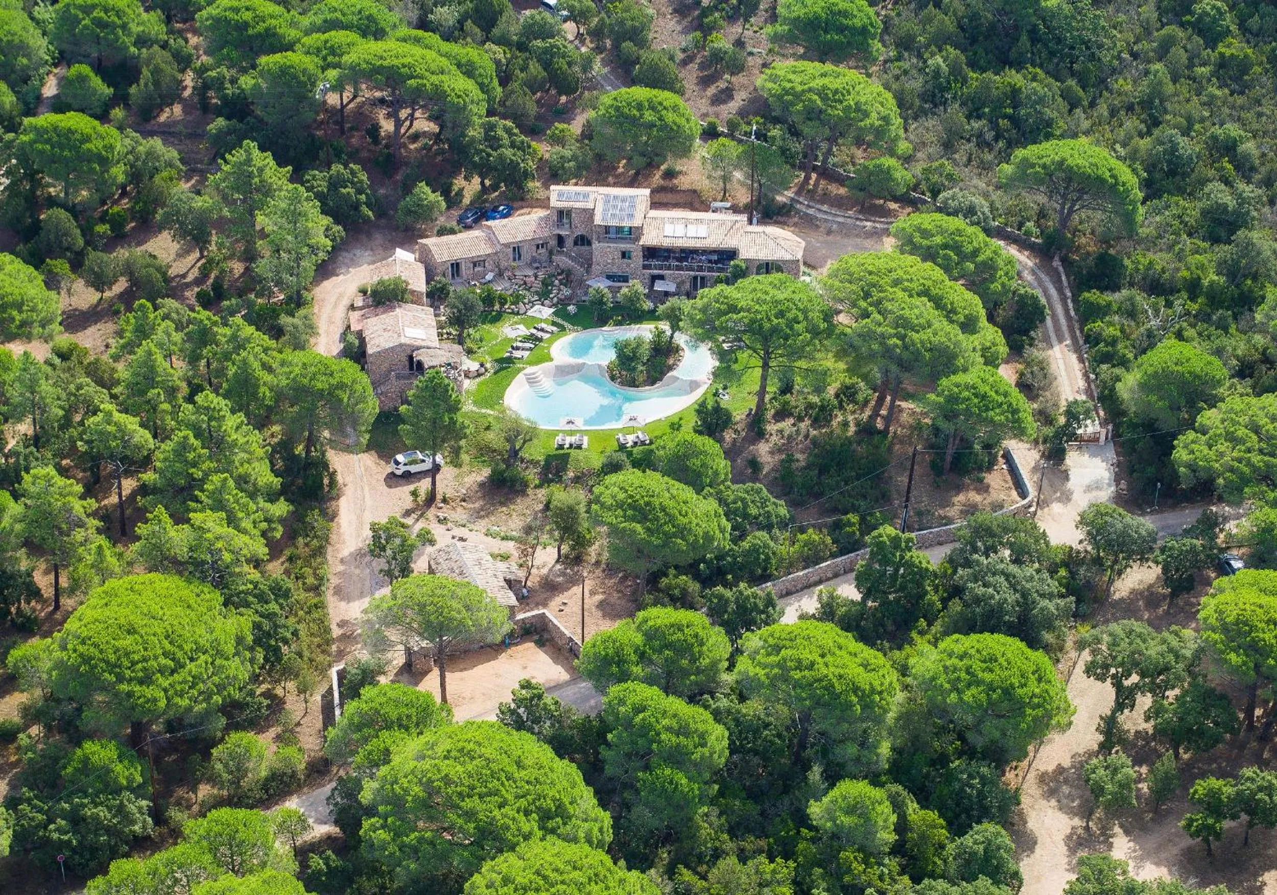 Bird's eye view in Hôtel Ambassador Palombaggia