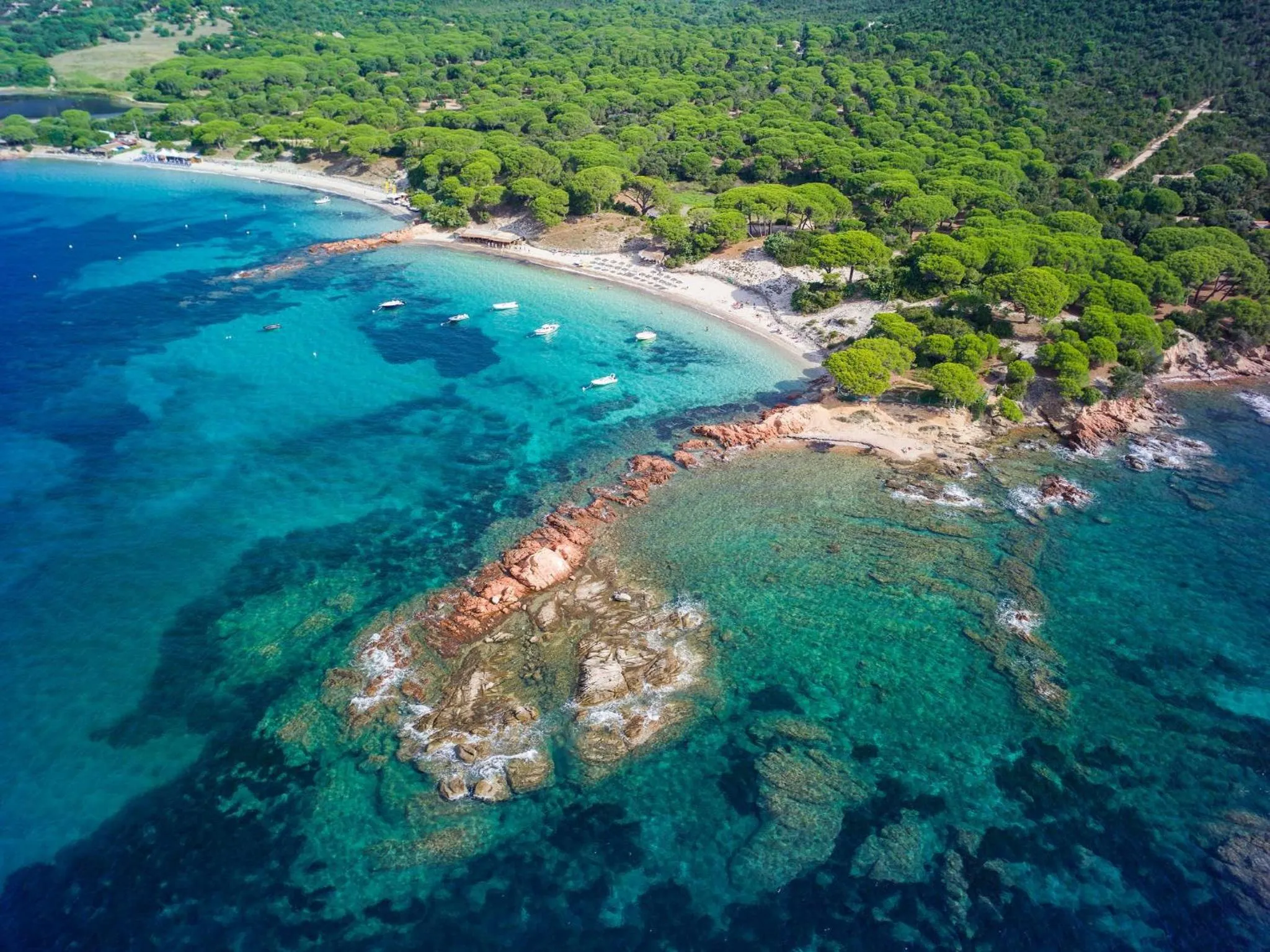 Beach in Hôtel Ambassador Palombaggia
