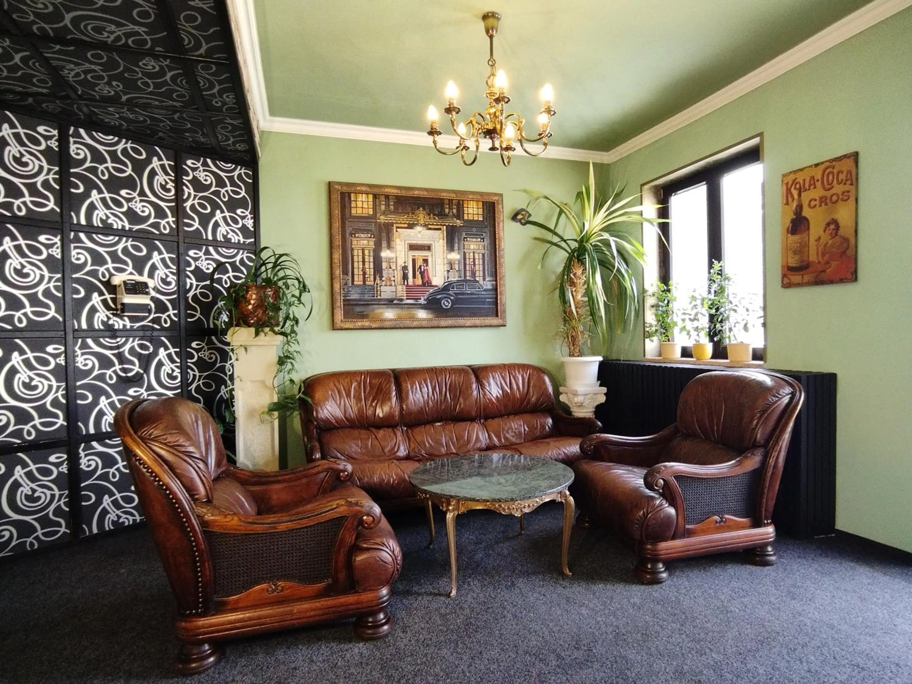 Decorative detail in Hotel Cade