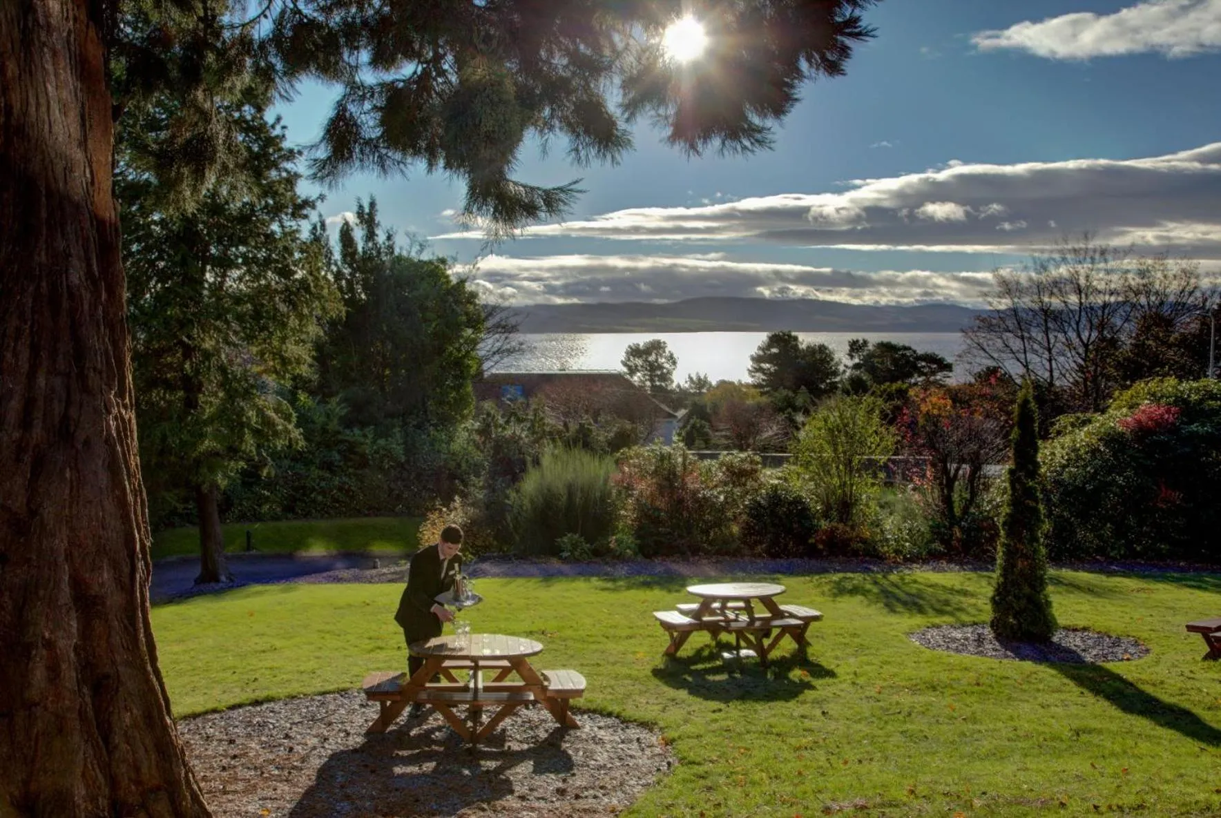 Garden view in Invercarse Hotel Dundee, BW Signature Collection