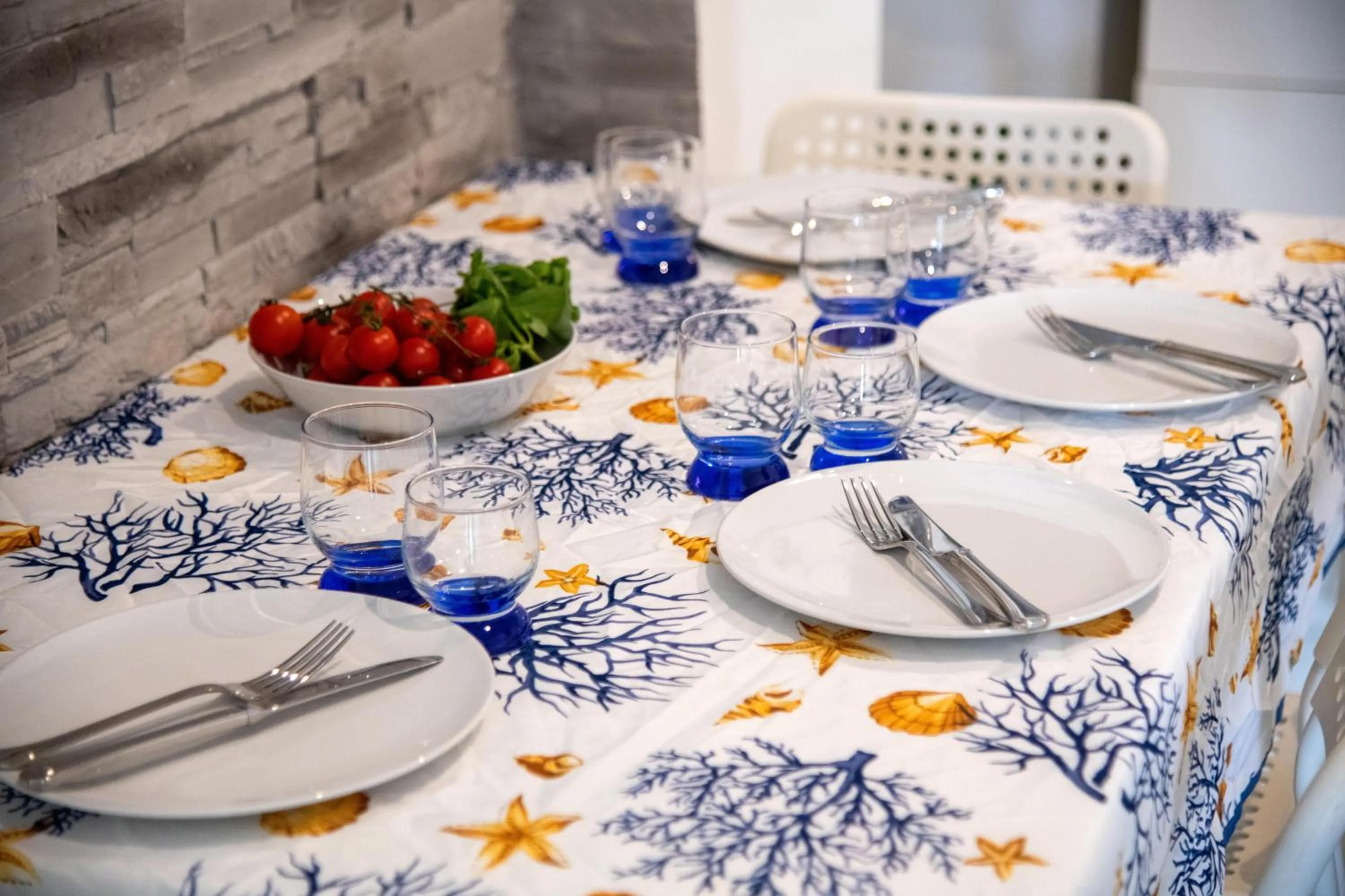 Dining area in Il Ciottolo Sorrento
