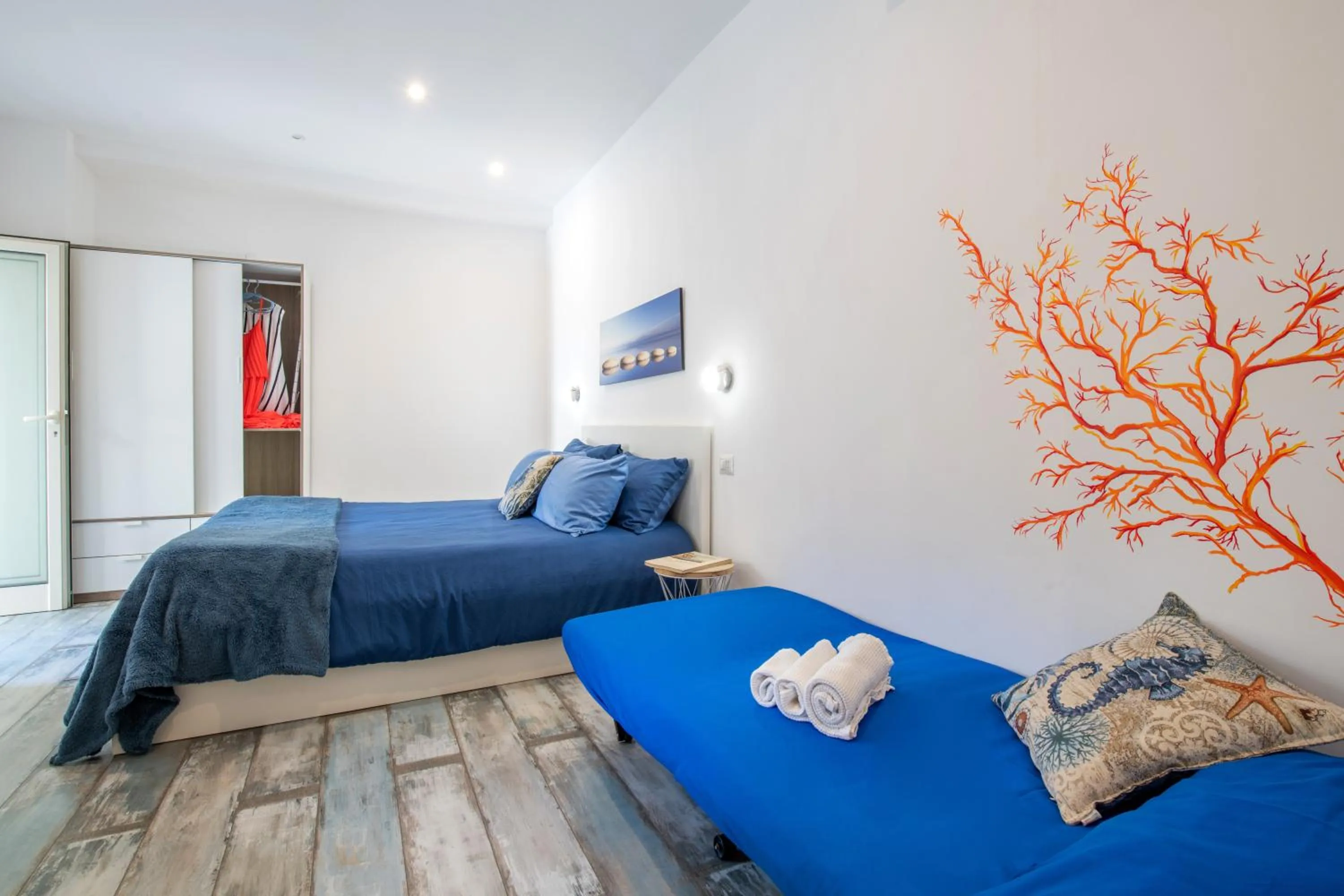 Bed in Il Ciottolo Sorrento