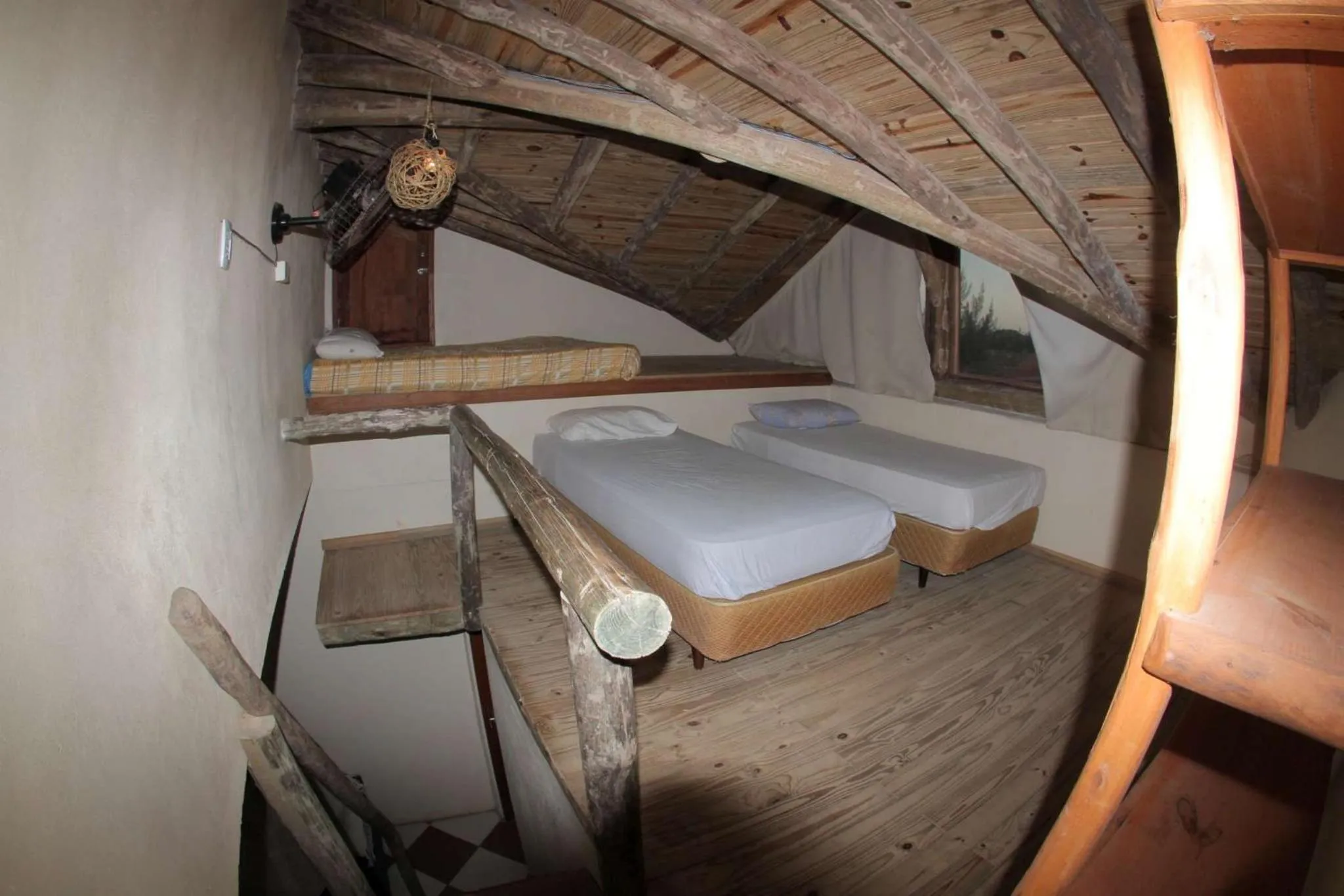 Bed in Pousada Pé na Areia