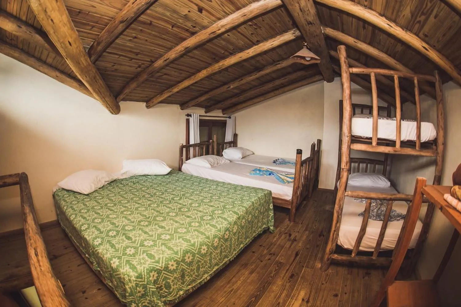 Bed in Pousada Pé na Areia