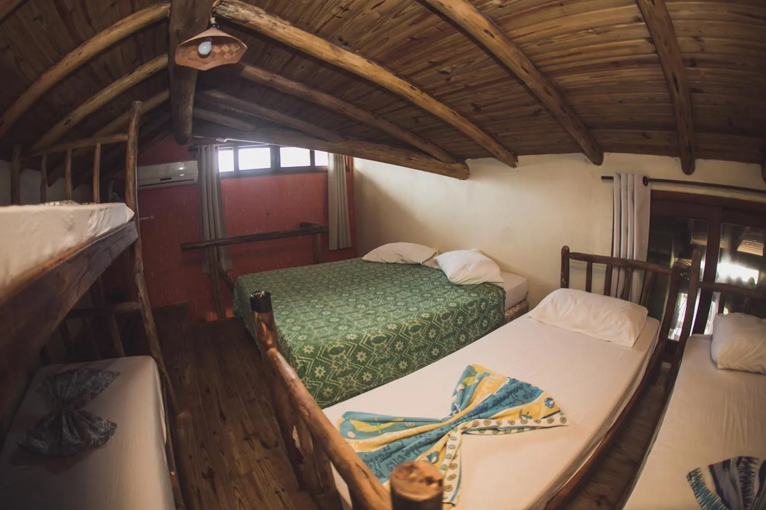 Bed in Pousada Pé na Areia