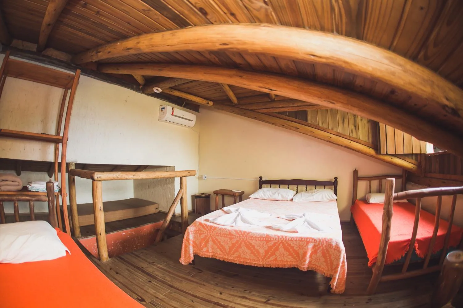 Bed in Pousada Pé na Areia