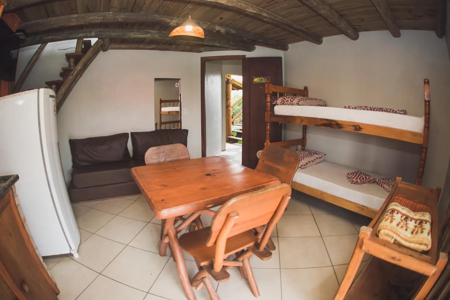 Bed in Pousada Pé na Areia