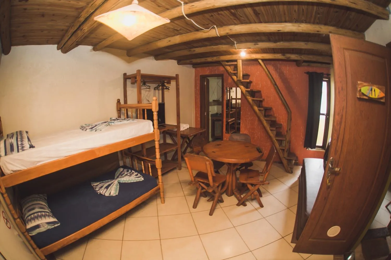 Bed in Pousada Pé na Areia