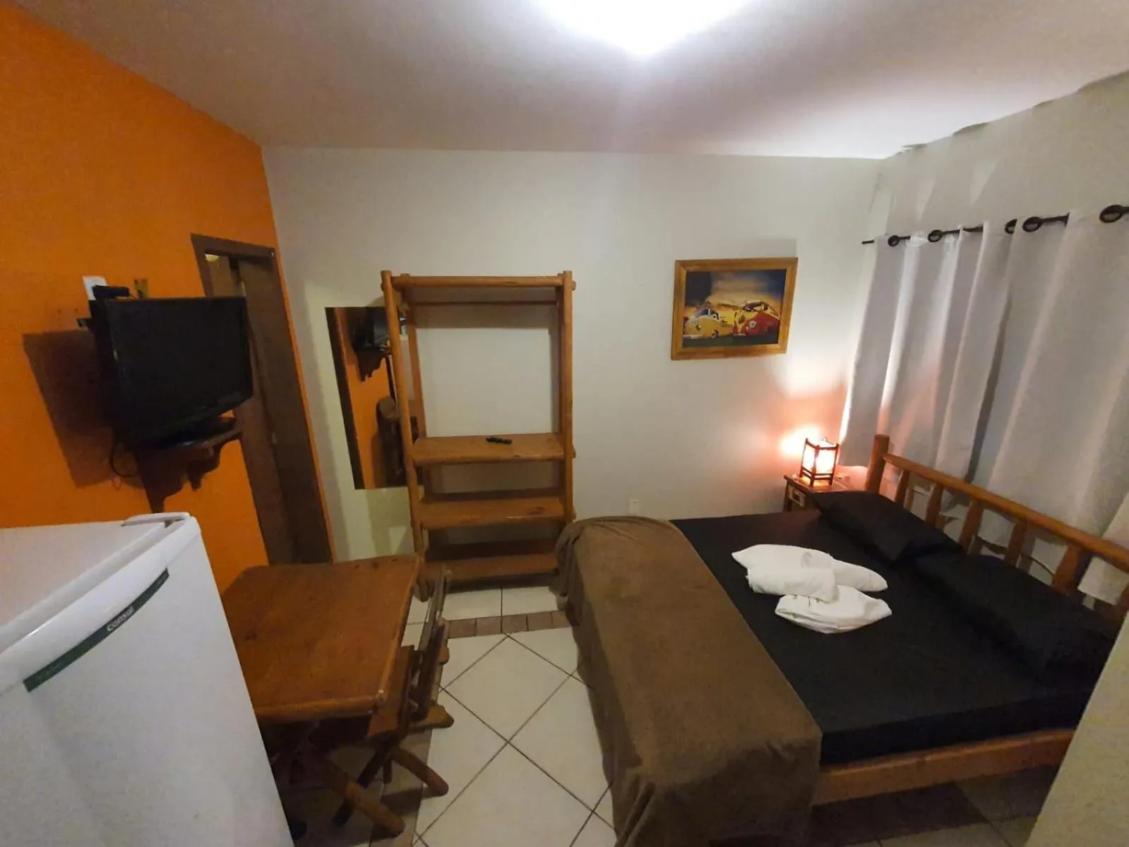 Bed in Pousada Pé na Areia