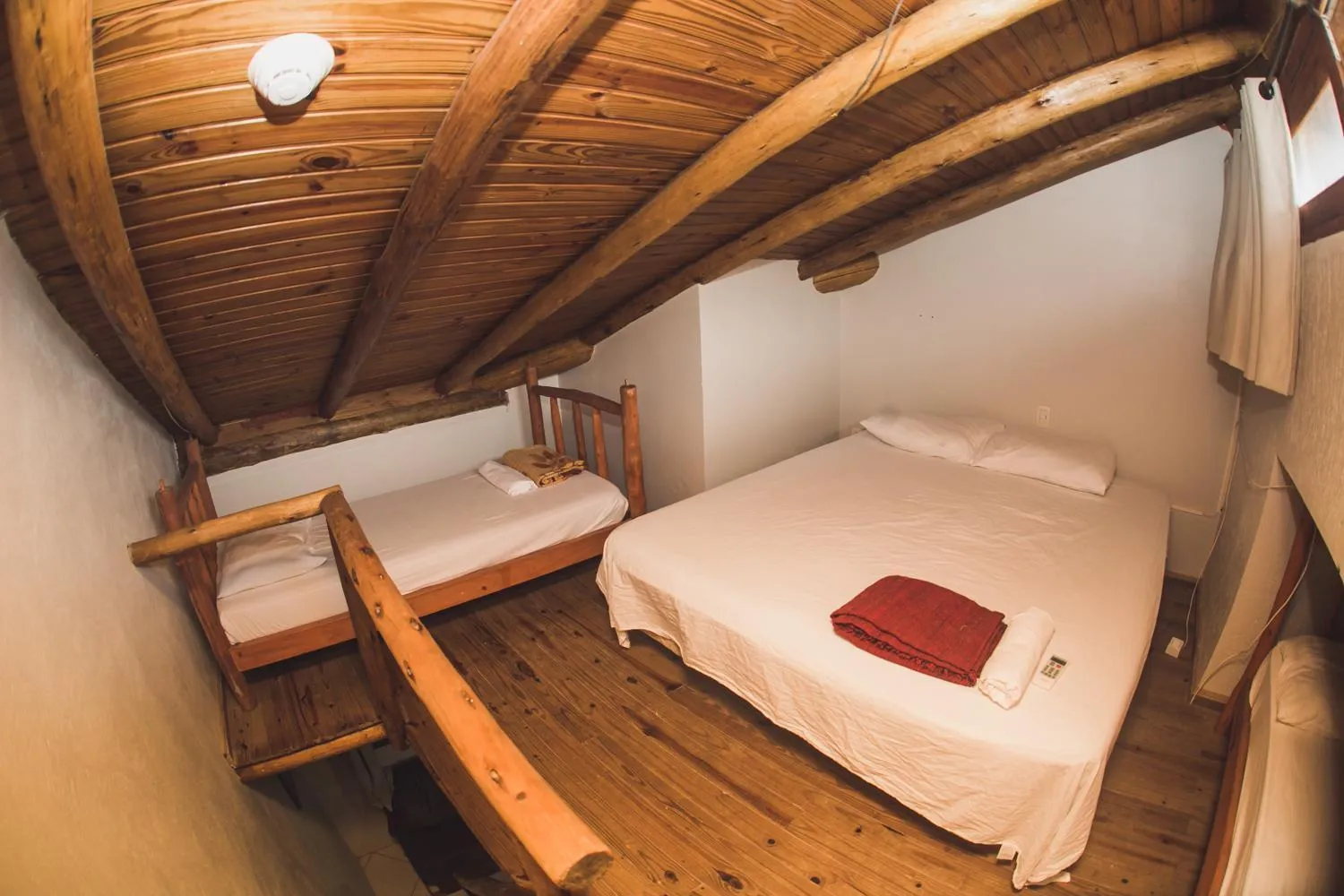 Bed in Pousada Pé na Areia