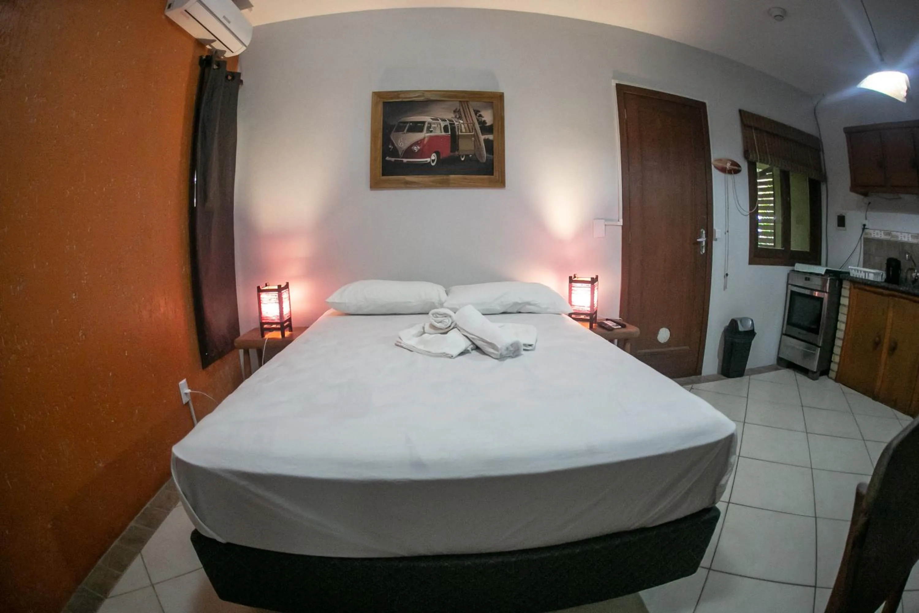 Bed in Pousada Pé na Areia