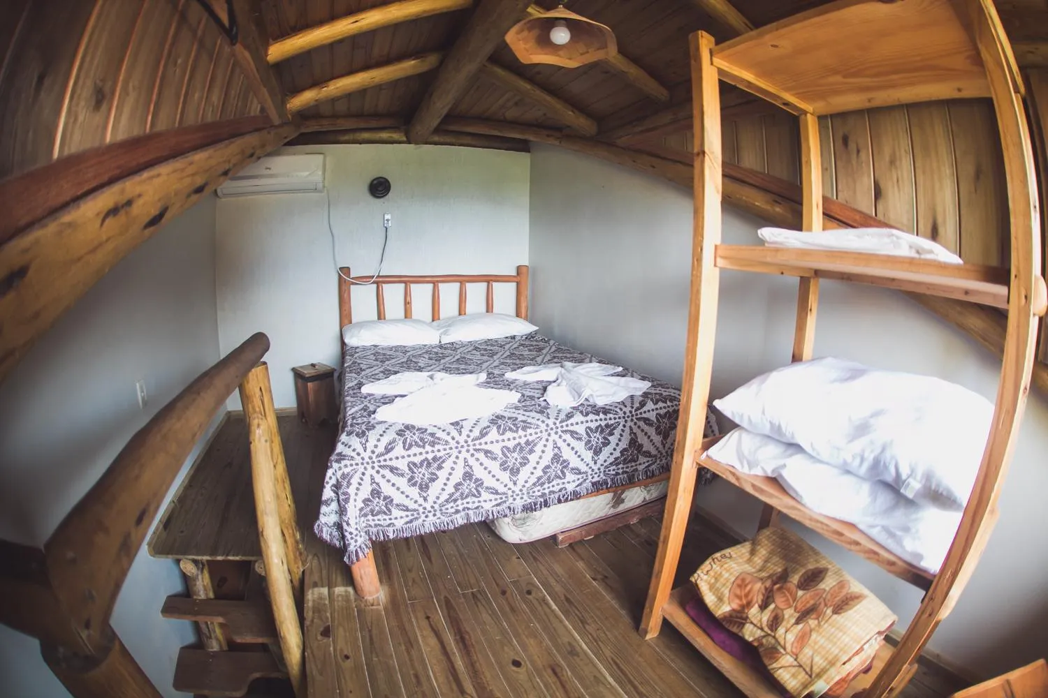 Bed in Pousada Pé na Areia