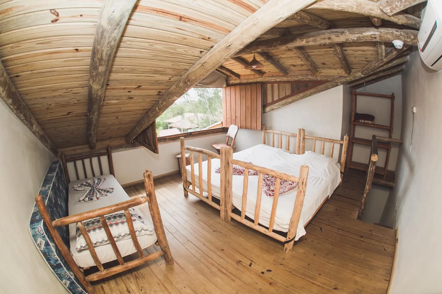 Bed in Pousada Pé na Areia