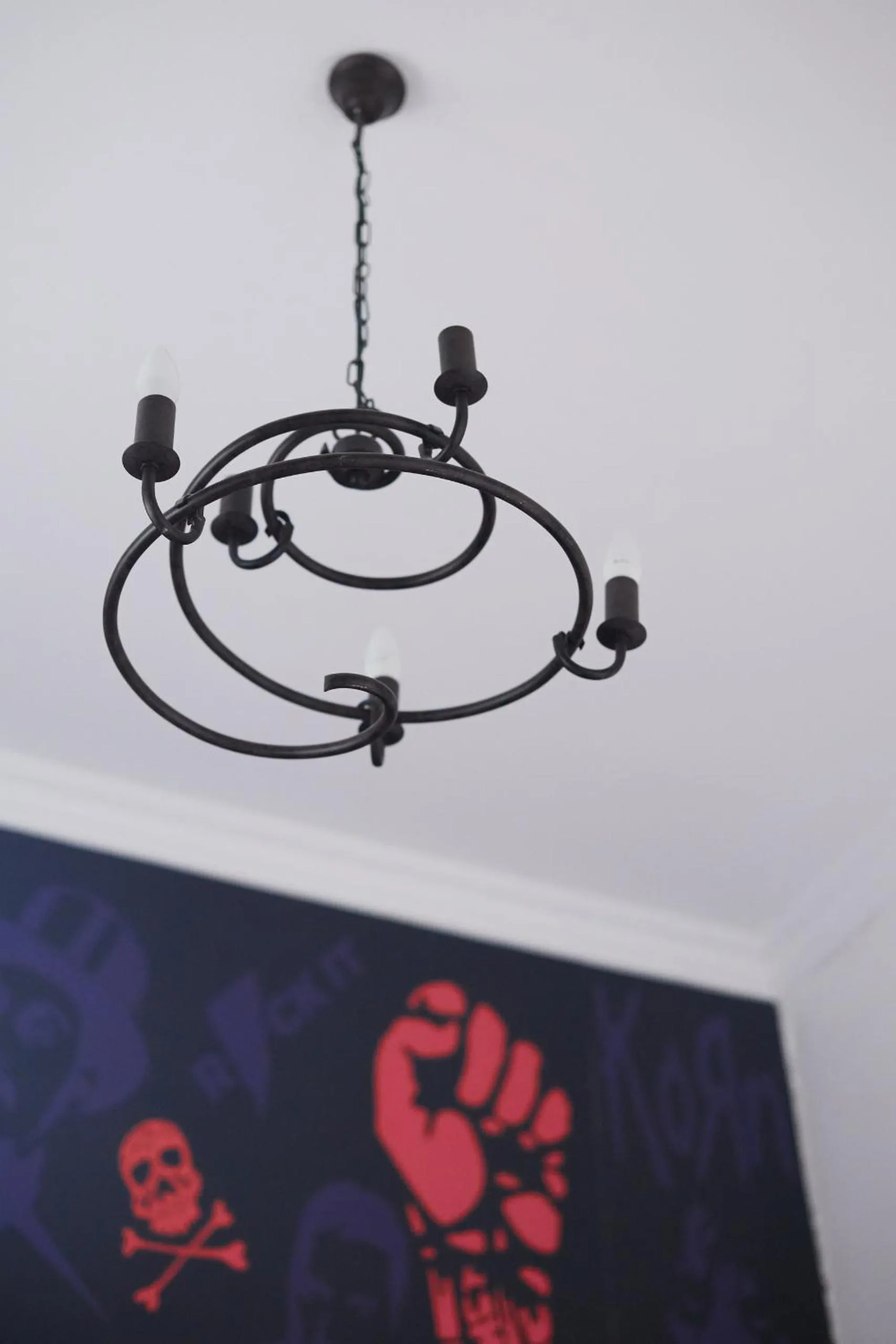 Decorative detail in Moosica Hostel