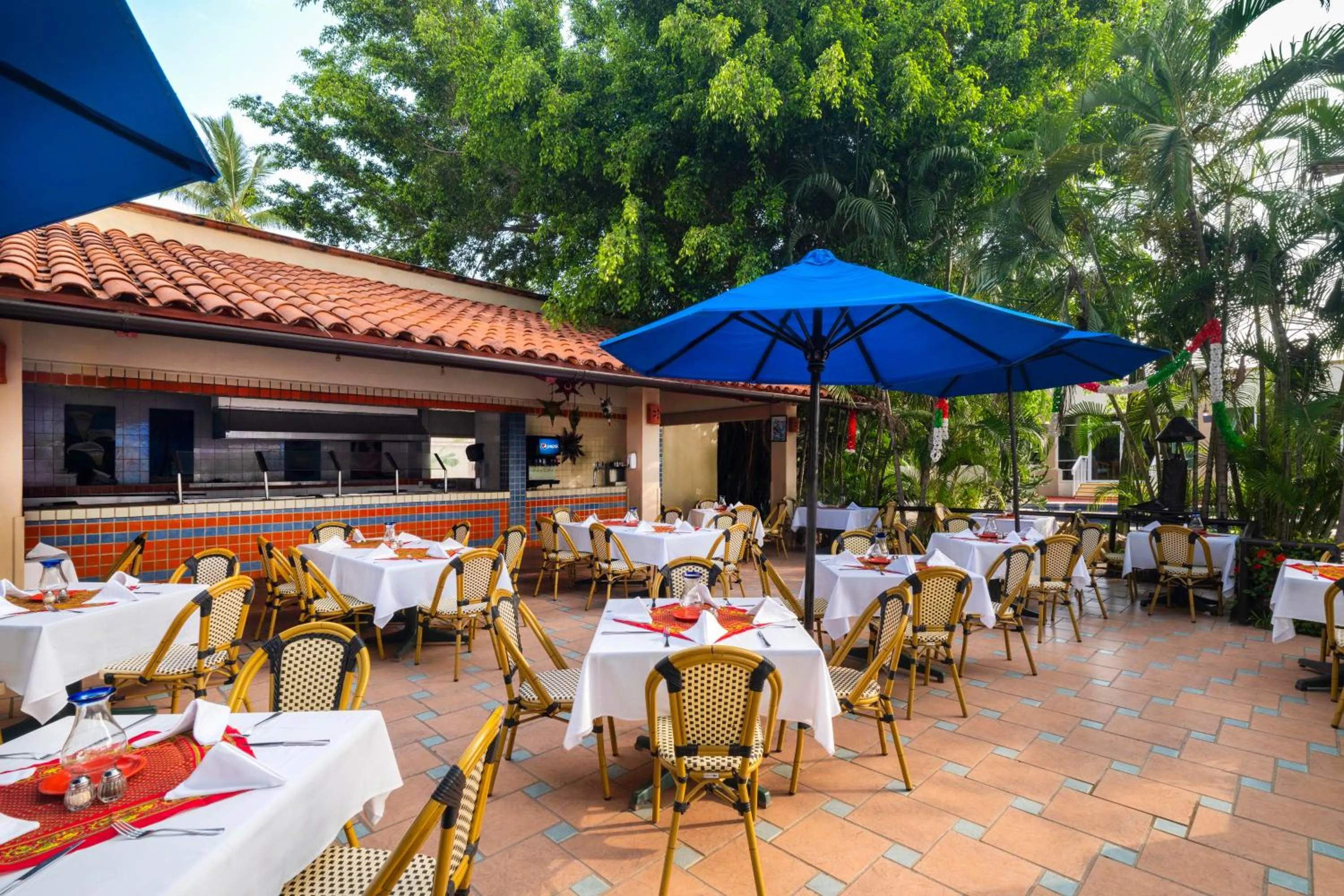 Patio in Grand Decameron Complex Bucerias, A Trademark All-Inclusive Resort
