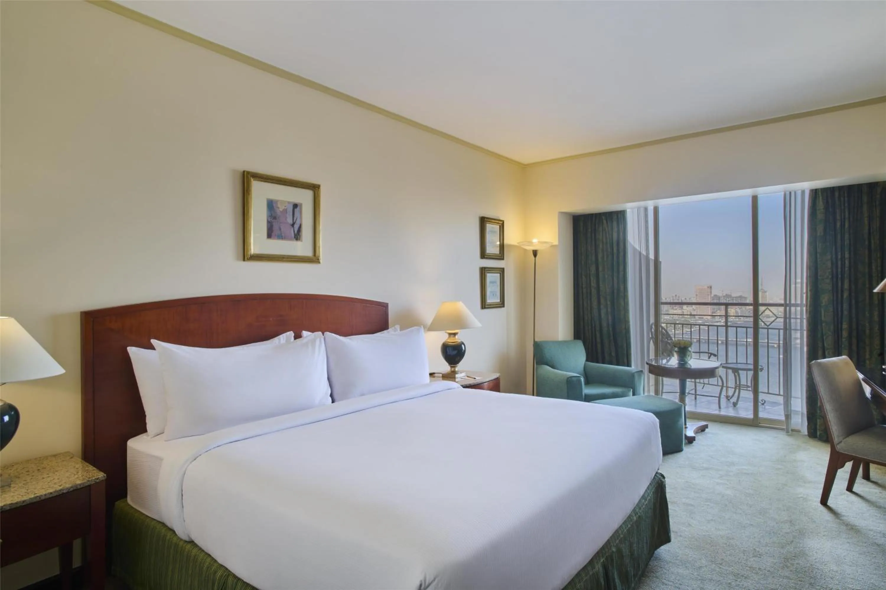 Bed in Hilton Cairo Grand Nile