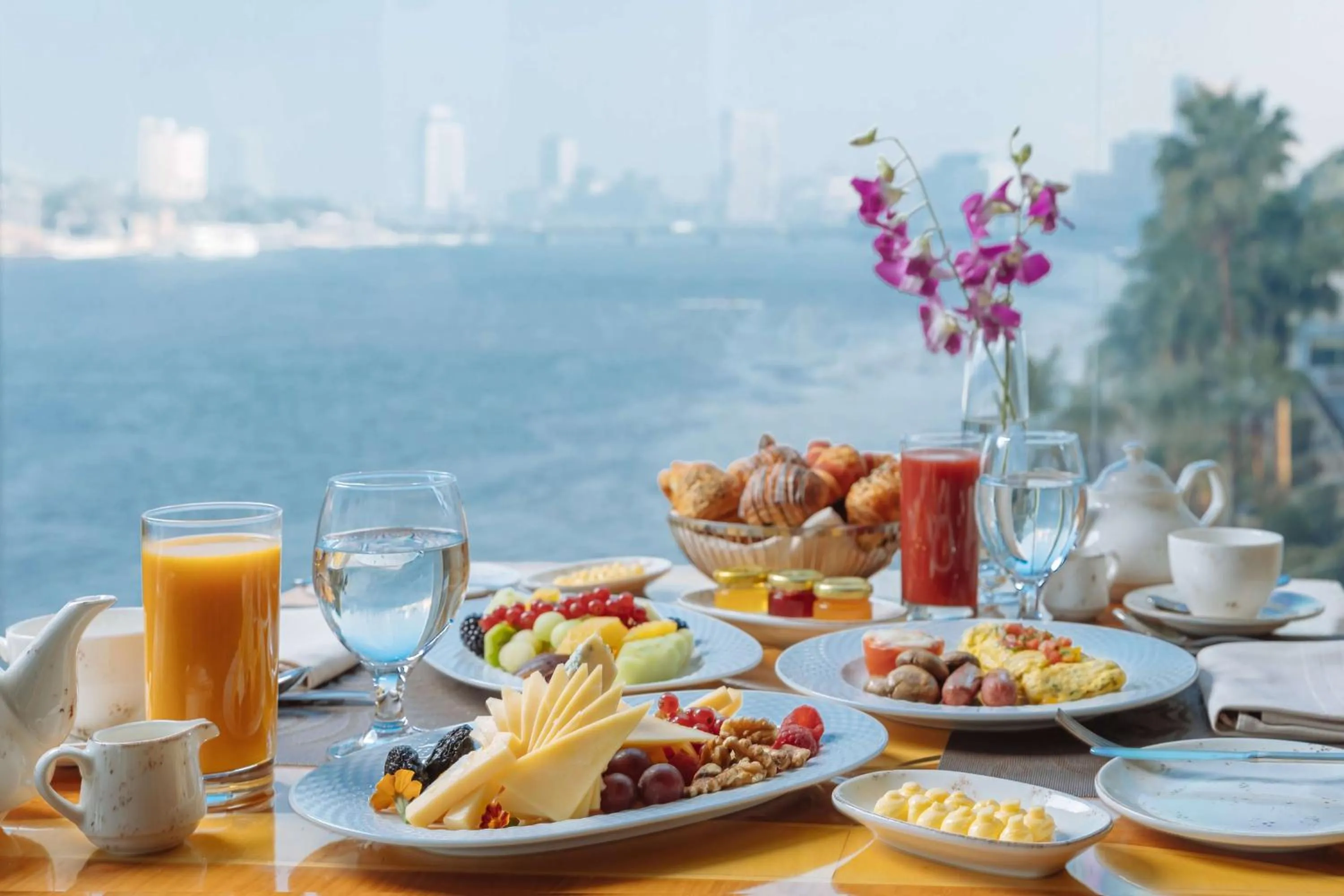 Breakfast in Hilton Cairo Grand Nile