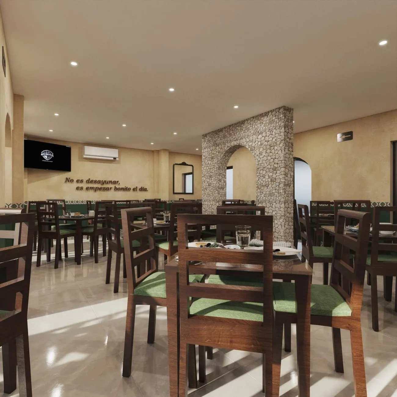 Restaurant/places to eat in Hotel Colonial de Merida