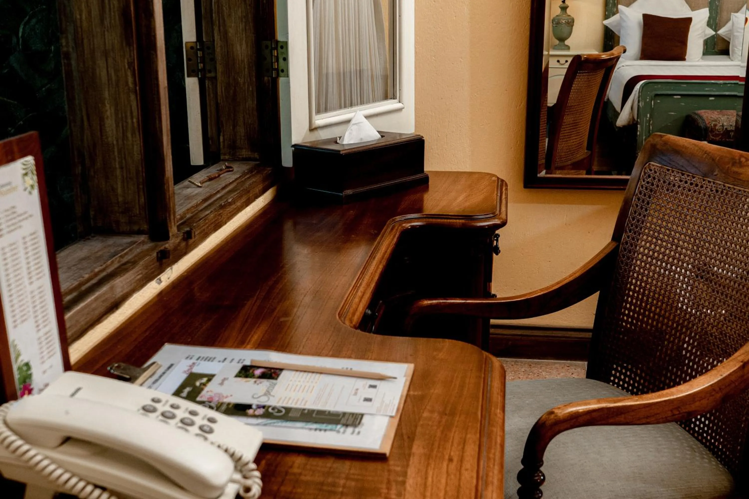 Seating area in Kayu Arum Resort