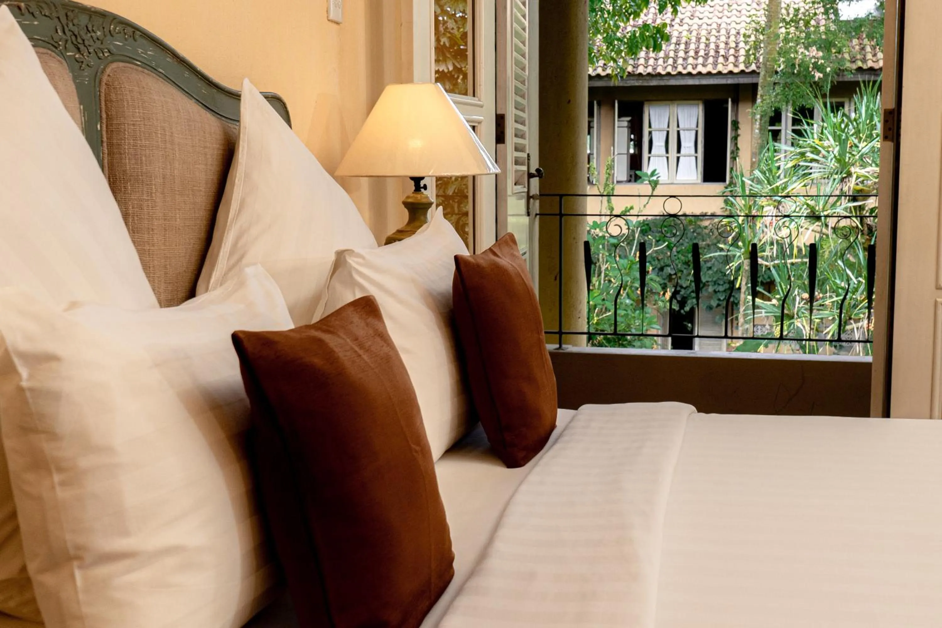 Bed in Kayu Arum Resort