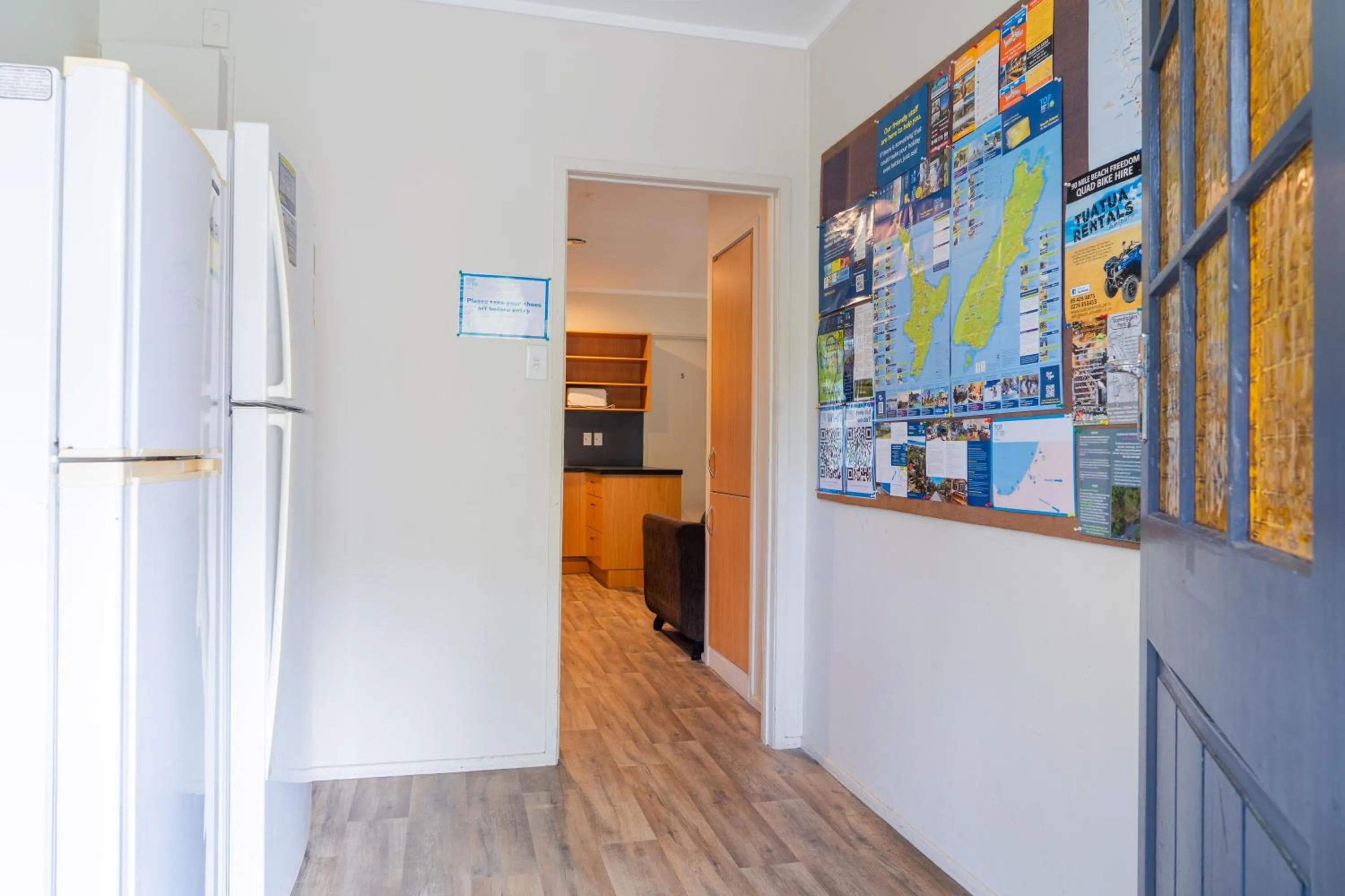 Facade/entrance in Ahipara TOP 10 Holiday Park