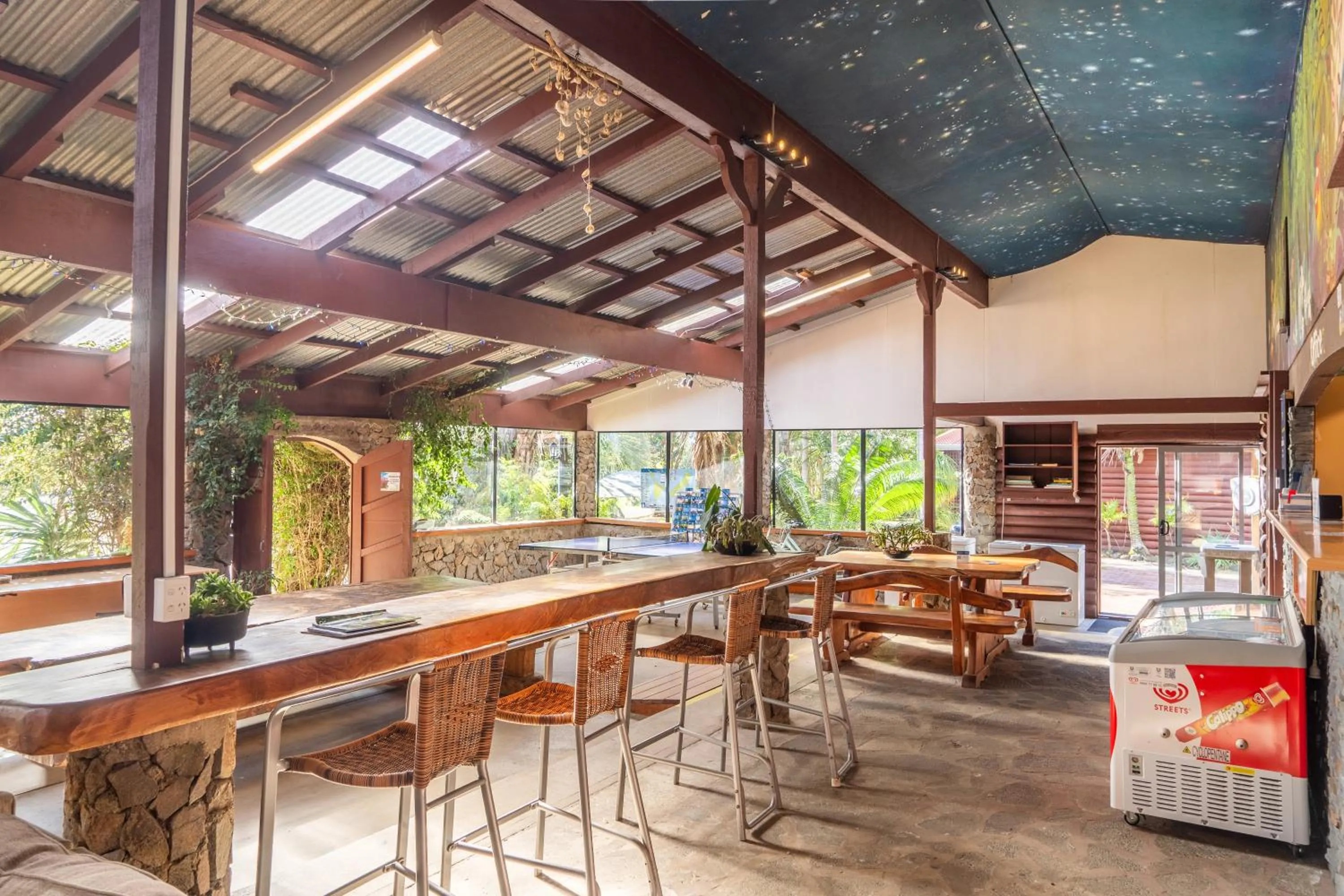 Communal lounge/ TV room in Ahipara TOP 10 Holiday Park