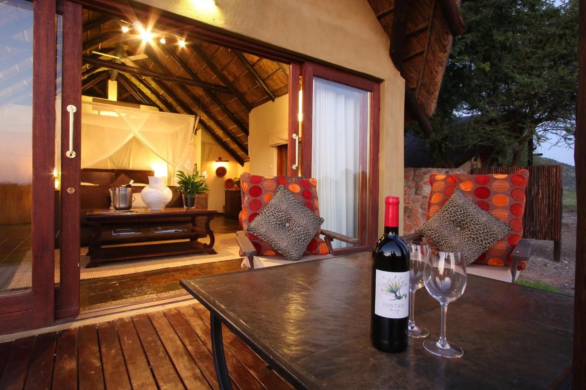 Balcony/Terrace in Tau Game Lodge