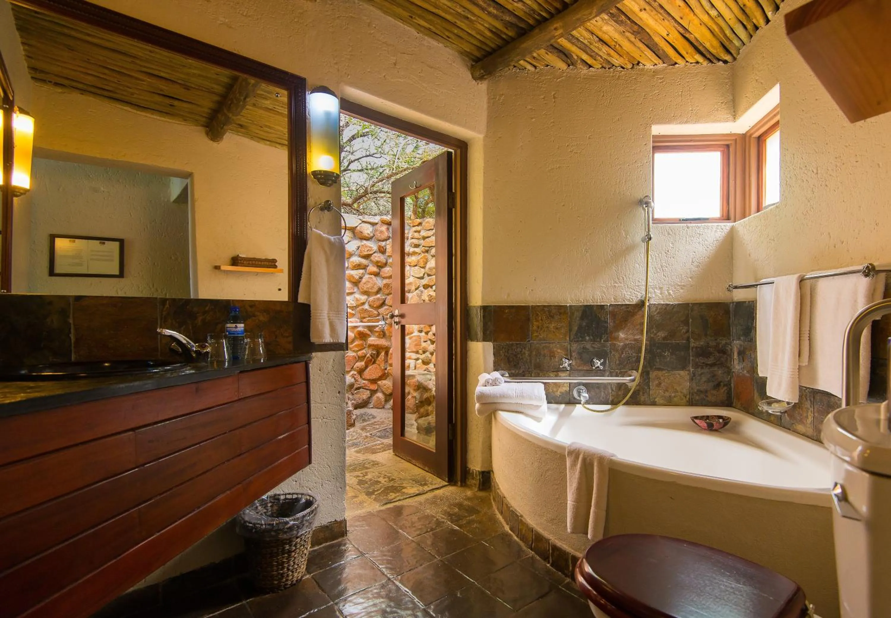 Bathroom in Tau Game Lodge