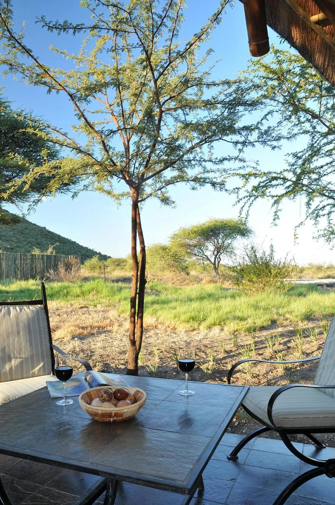 Balcony/Terrace in Tau Game Lodge