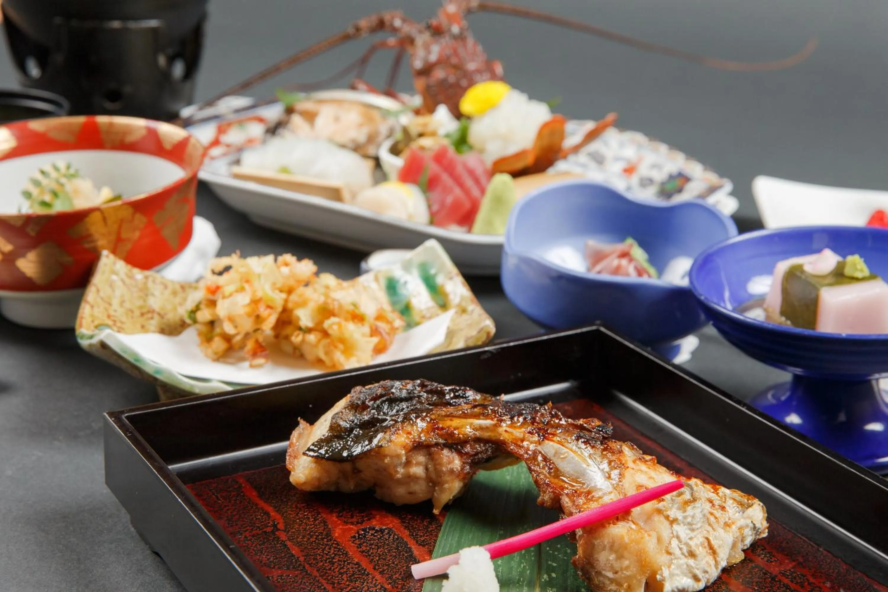 Dinner in Kinokuniya Ryokan