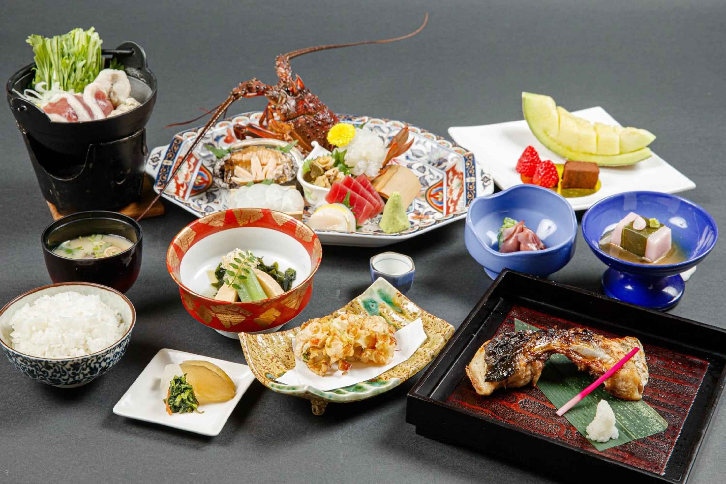 Dinner in Kinokuniya Ryokan