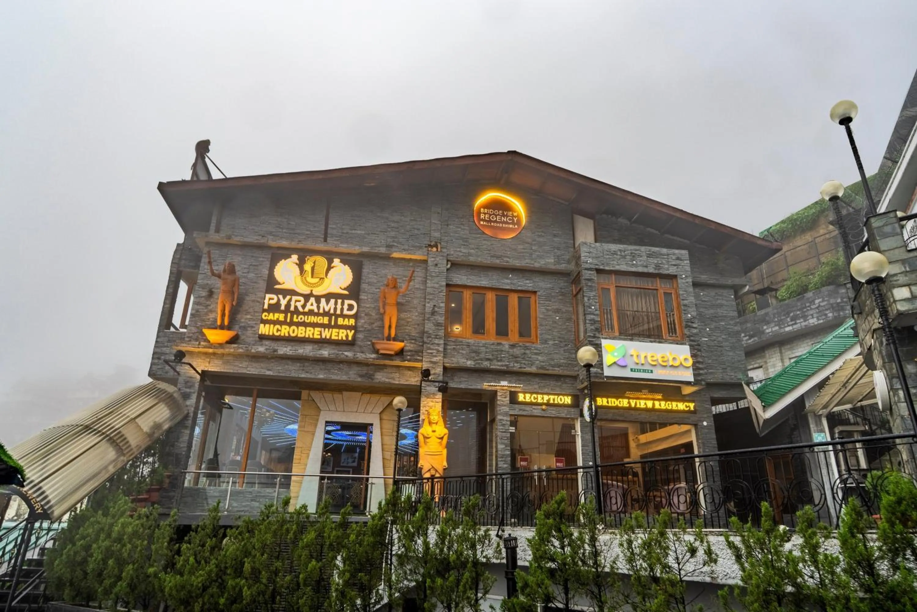 Property building in Treebo Premium Bridge View Regency, Mall Road