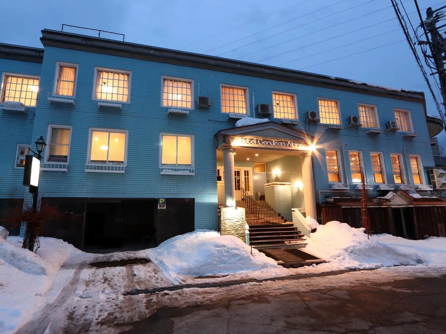 Property building in Hotel Cerulean Alpine