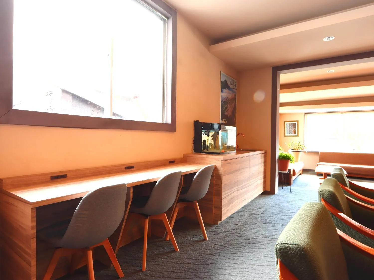 Communal lounge/ TV room in Hotel Cerulean Alpine