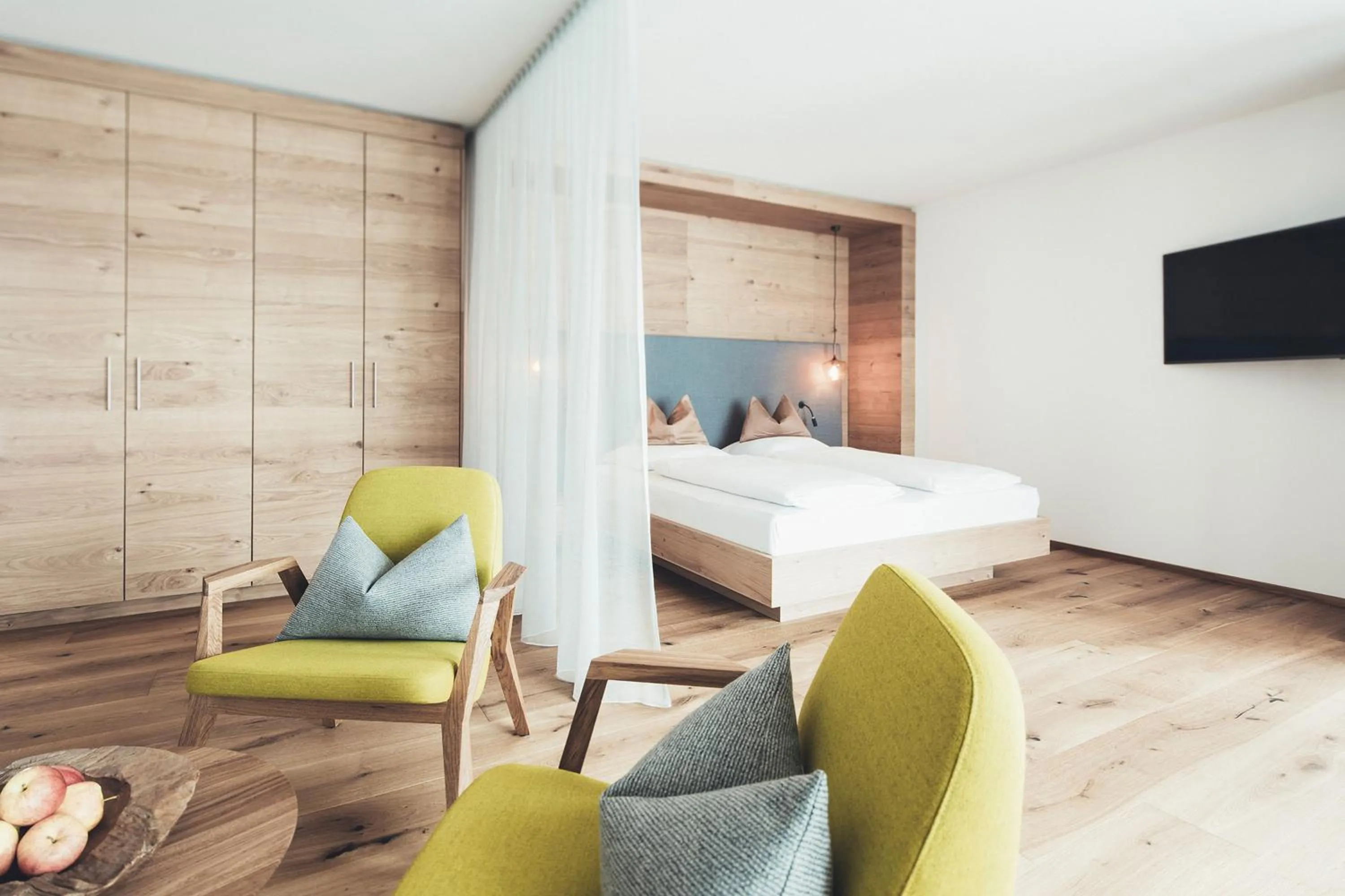 Bed in Hotel Nesslerhof