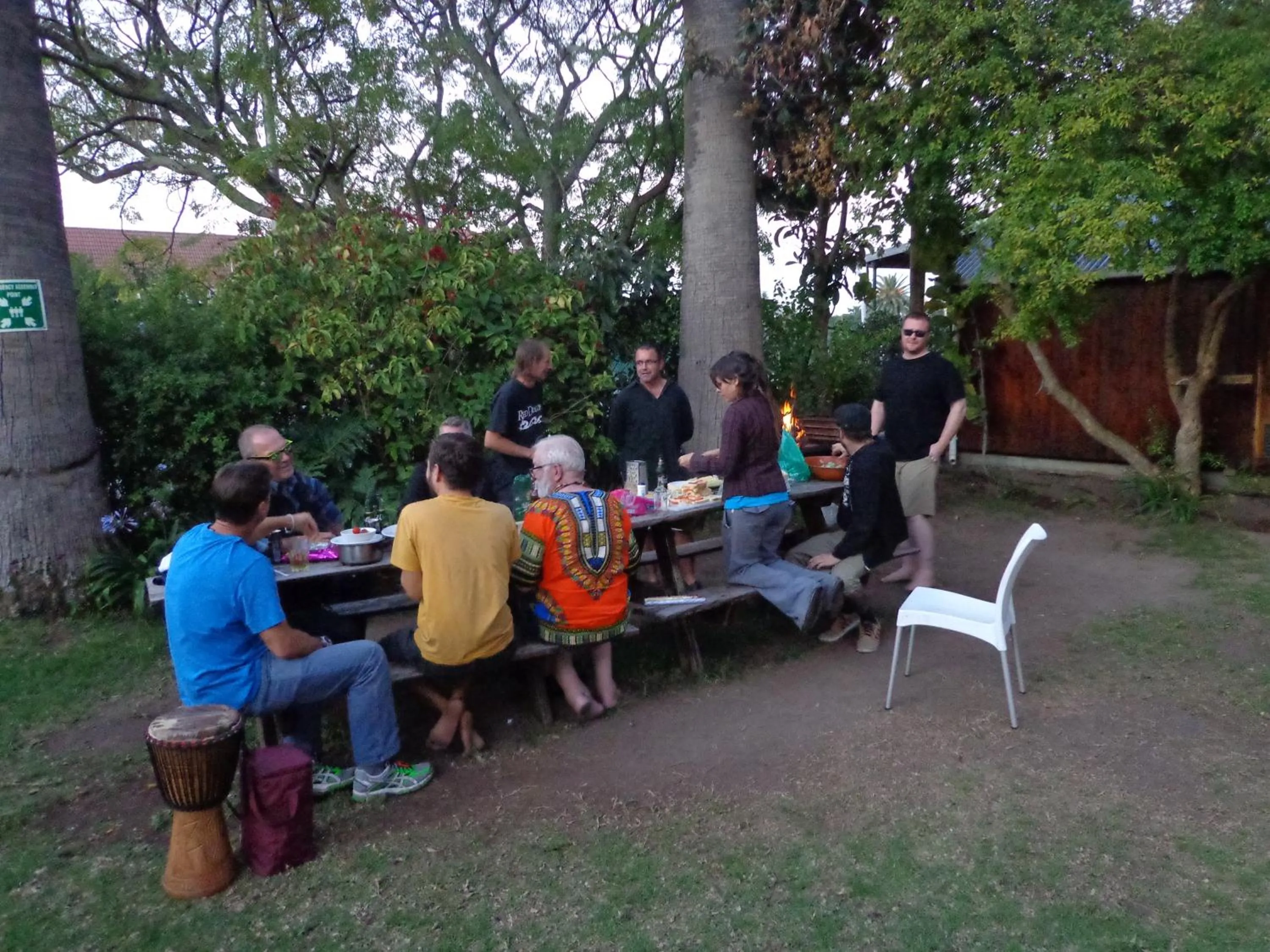 BBQ facilities in Ashanti Lodge Backpackers