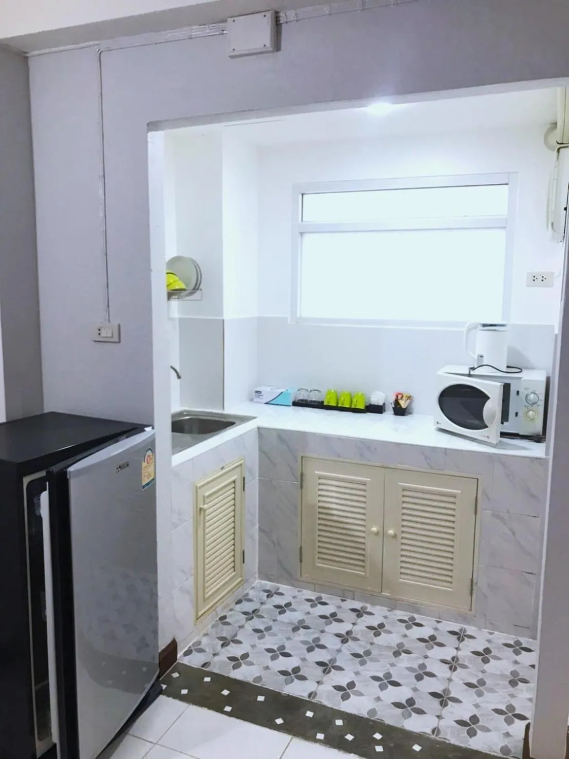 Kitchen or kitchenette in Shan Boutique hotel