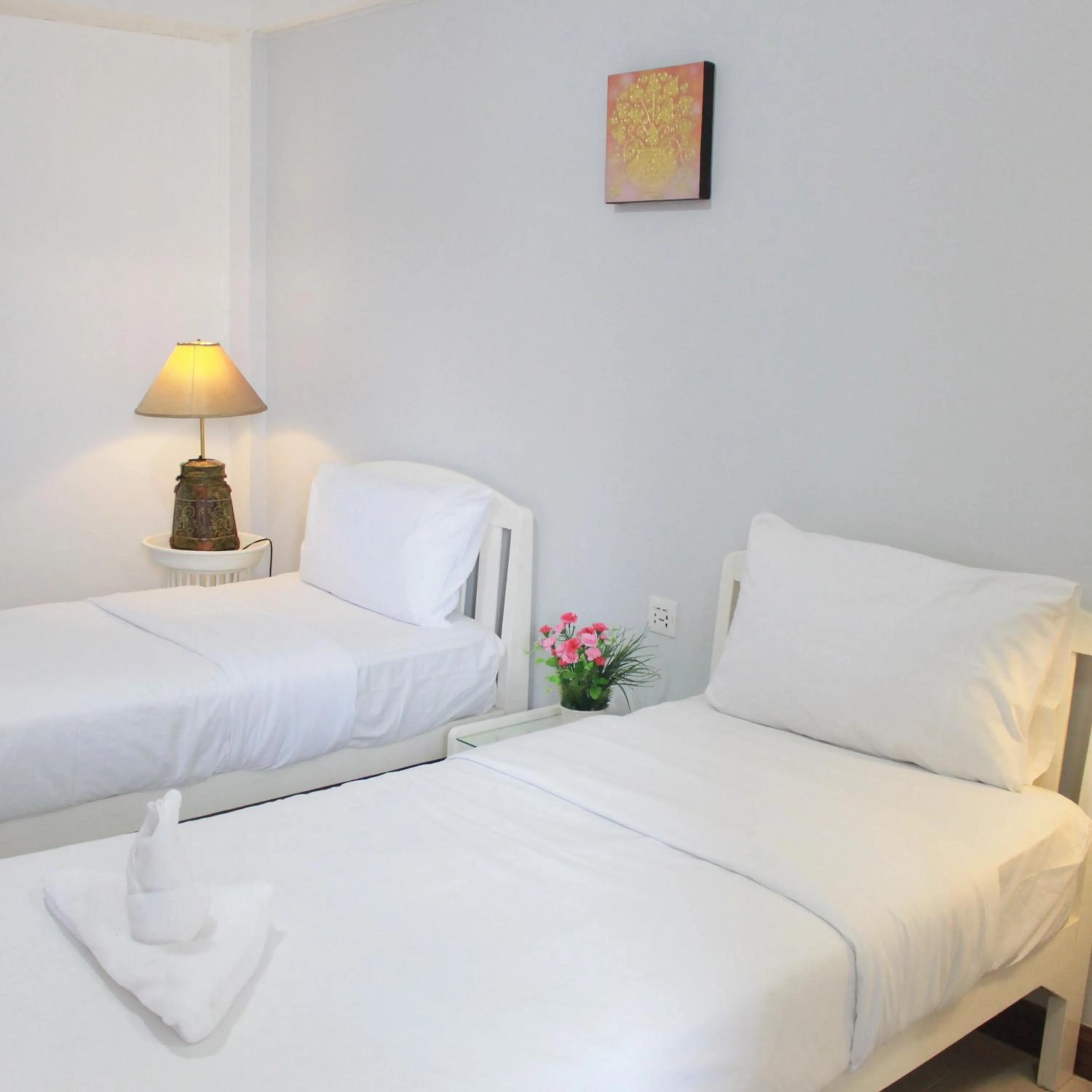 Bed in Shan Boutique hotel