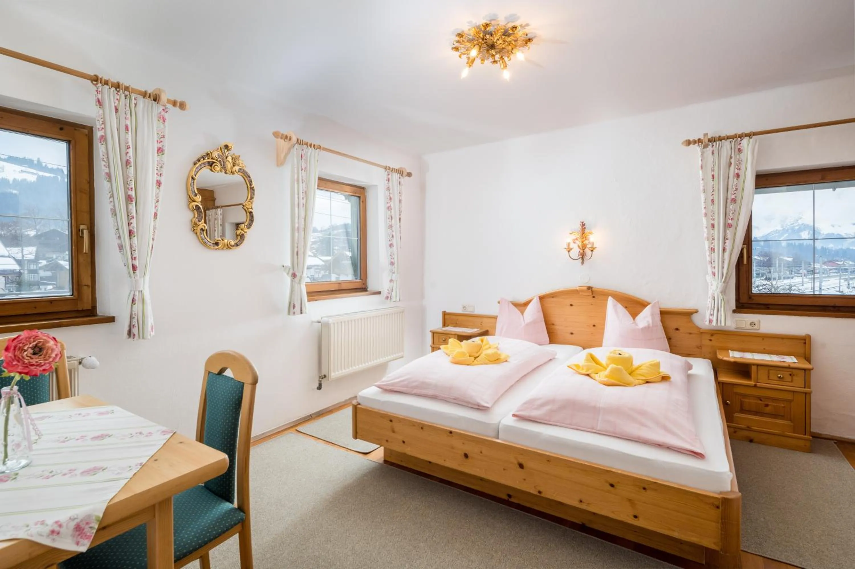 Bed in Pension Rainhof