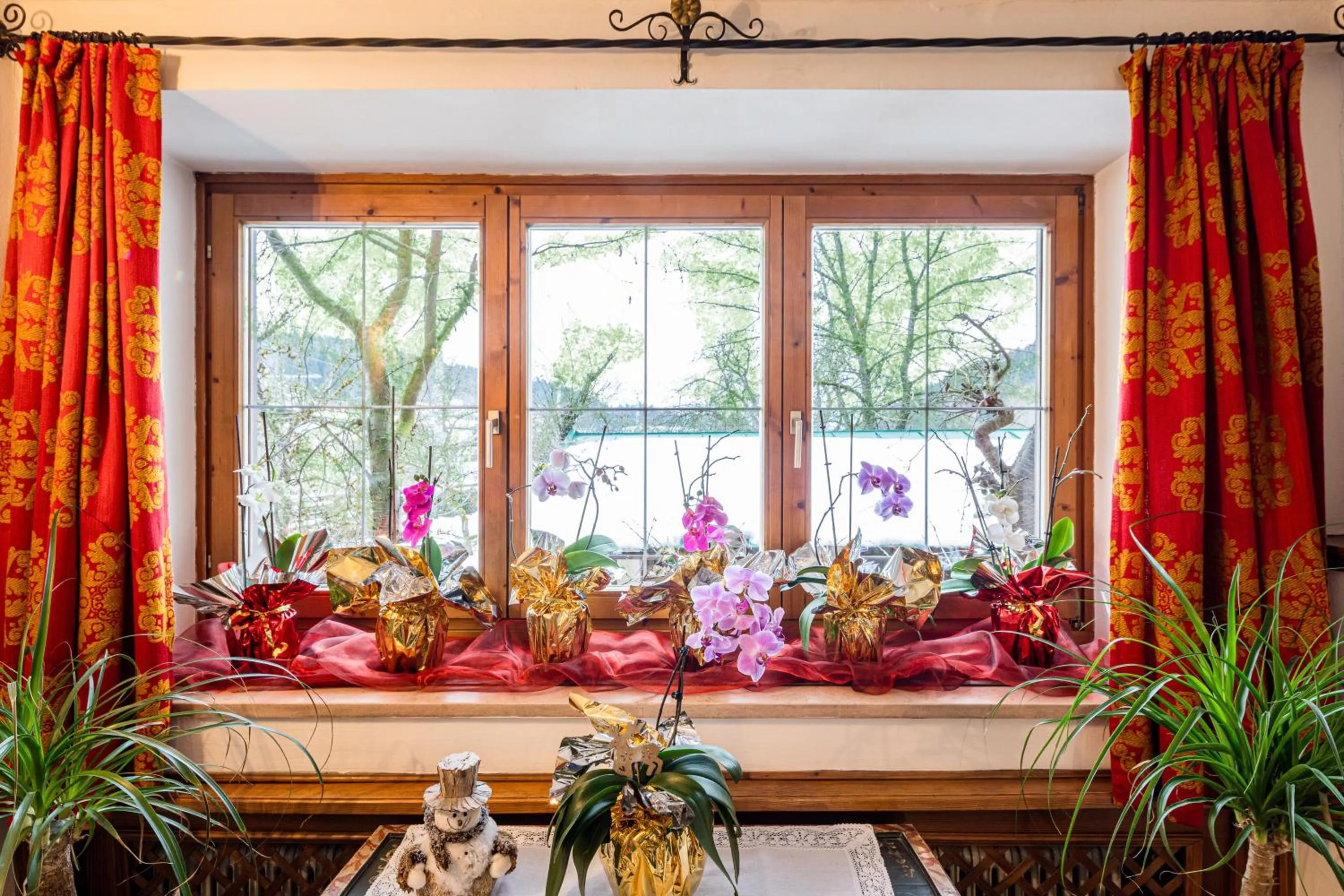 Garden view in Pension Rainhof