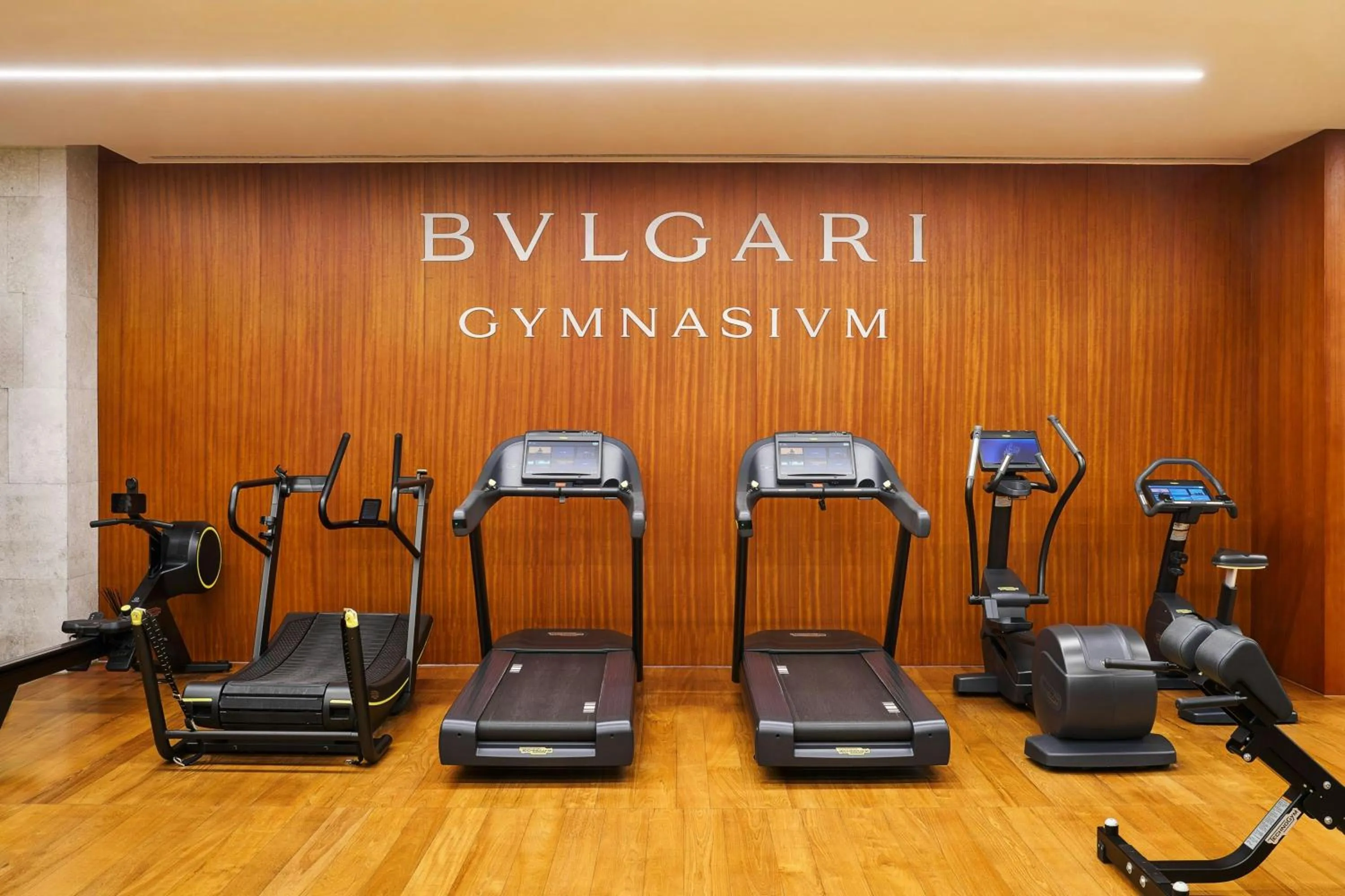 Fitness centre/facilities in Bulgari Hotel Shanghai