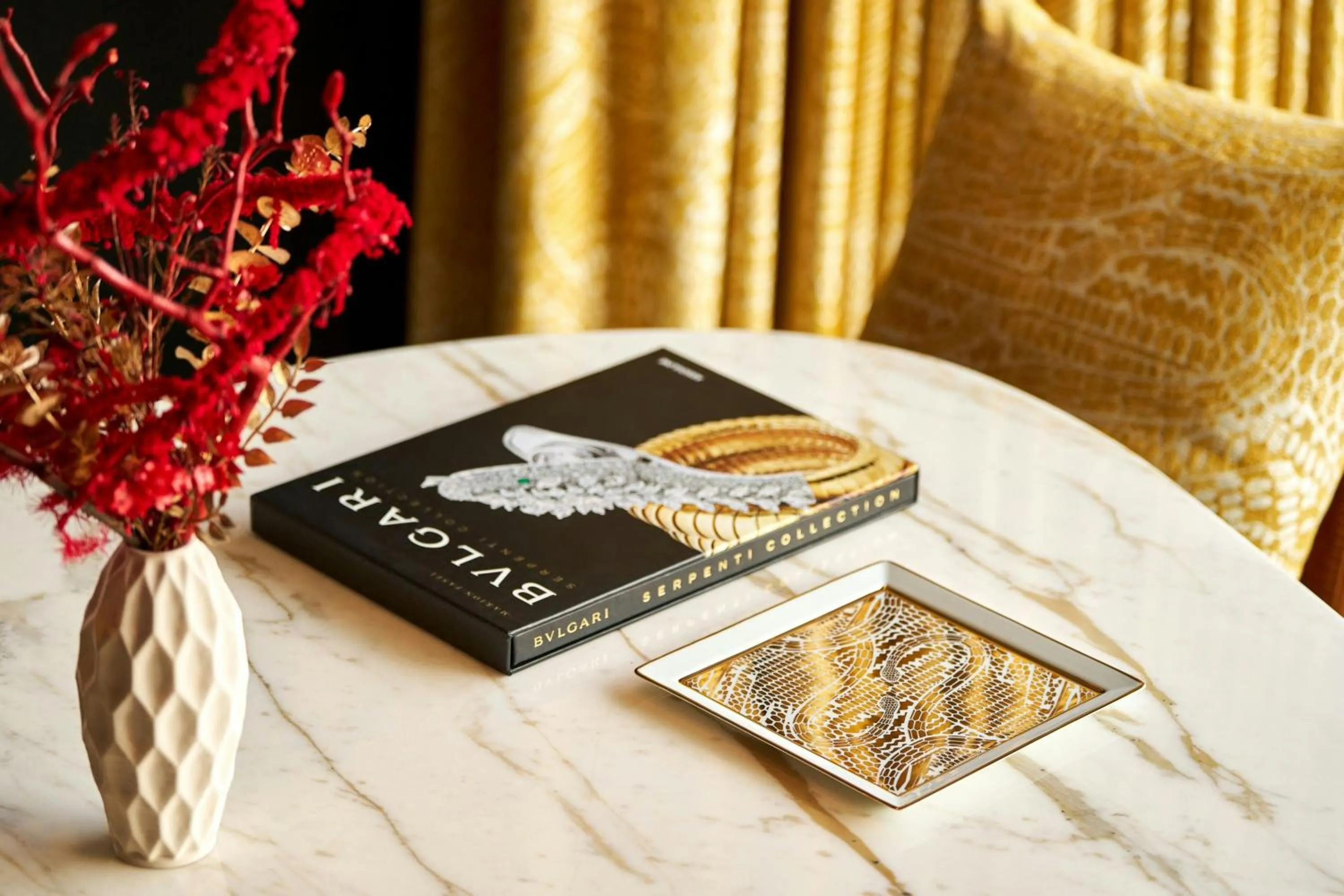 Photo of the whole room in Bulgari Hotel Shanghai