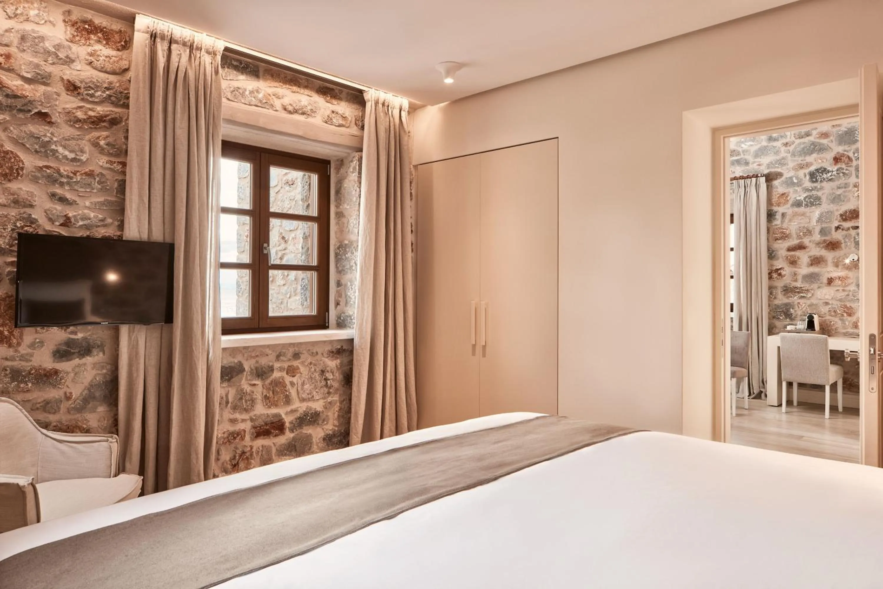 Bedroom, Bed in 100 Rizes Seaside Resort- Small Luxury Hotels of the World