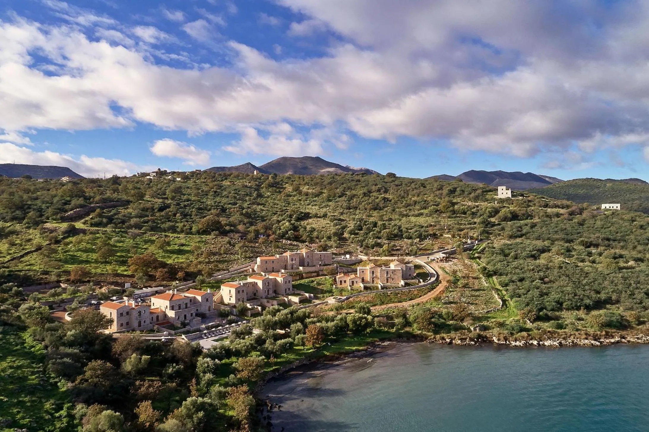 Bird's eye view in 100 Rizes Seaside Resort- Small Luxury Hotels of the World